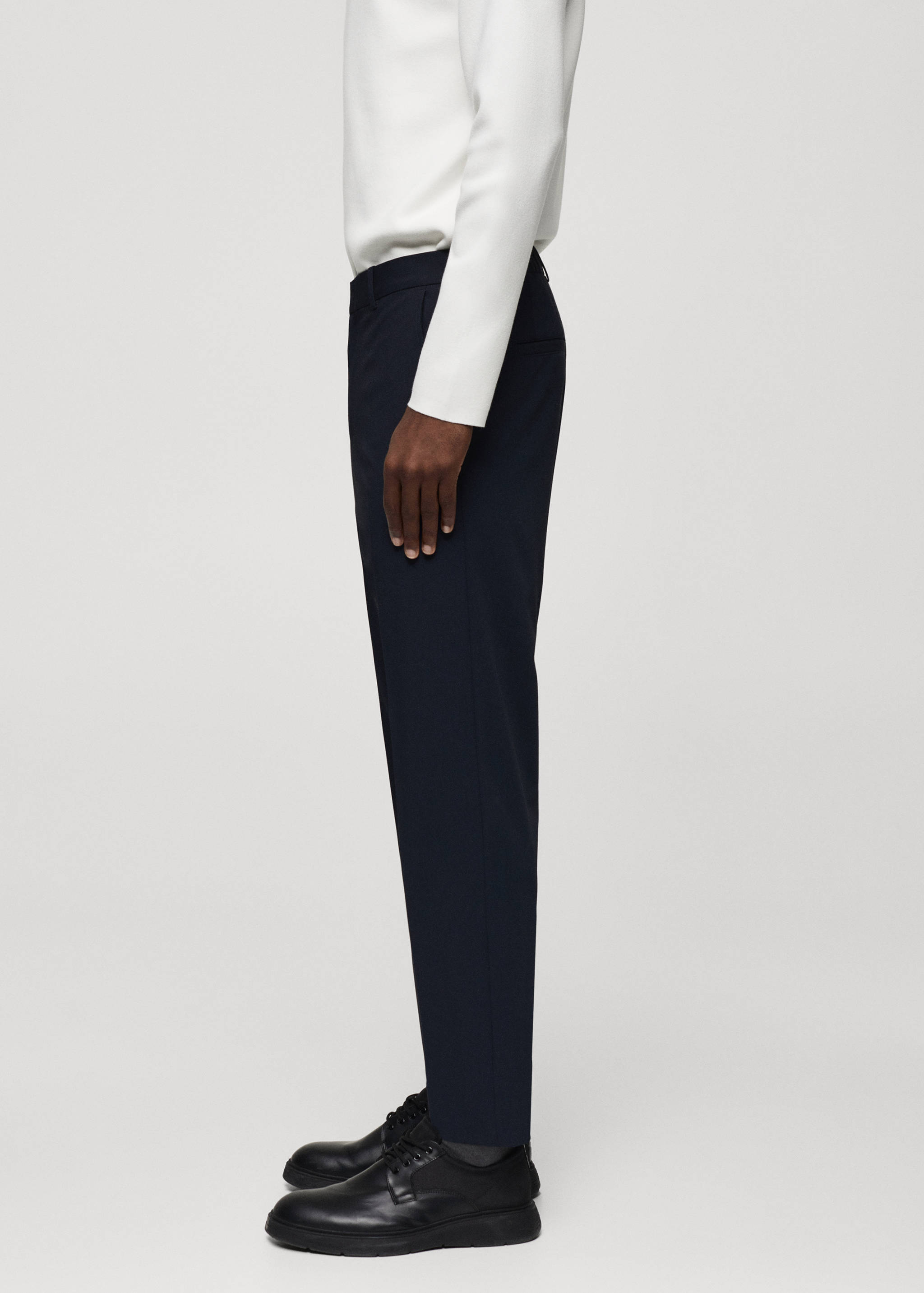 Slim fit stretch trousers - Details of the article 2