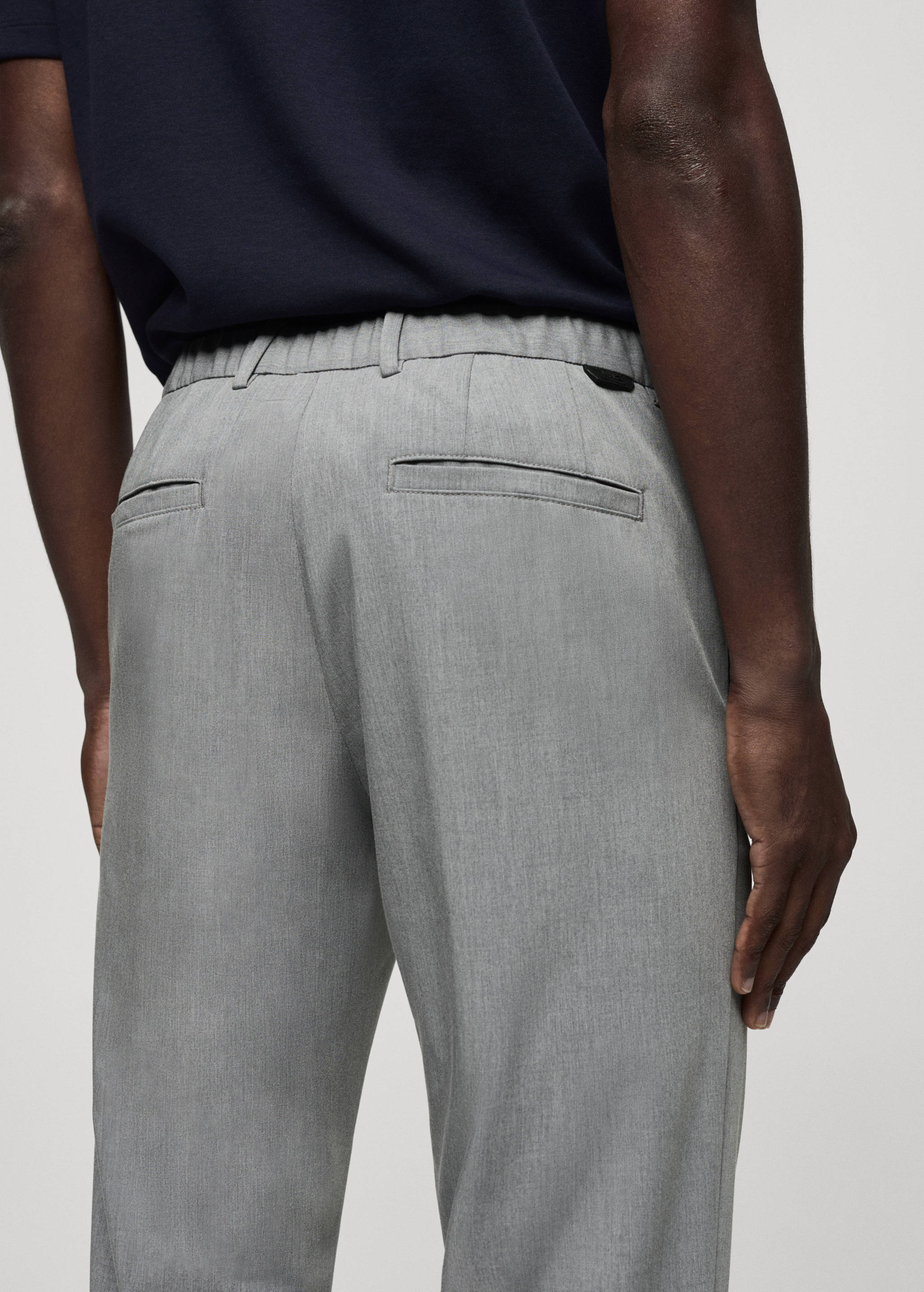 Slim fit stretch trousers - Details of the article 6
