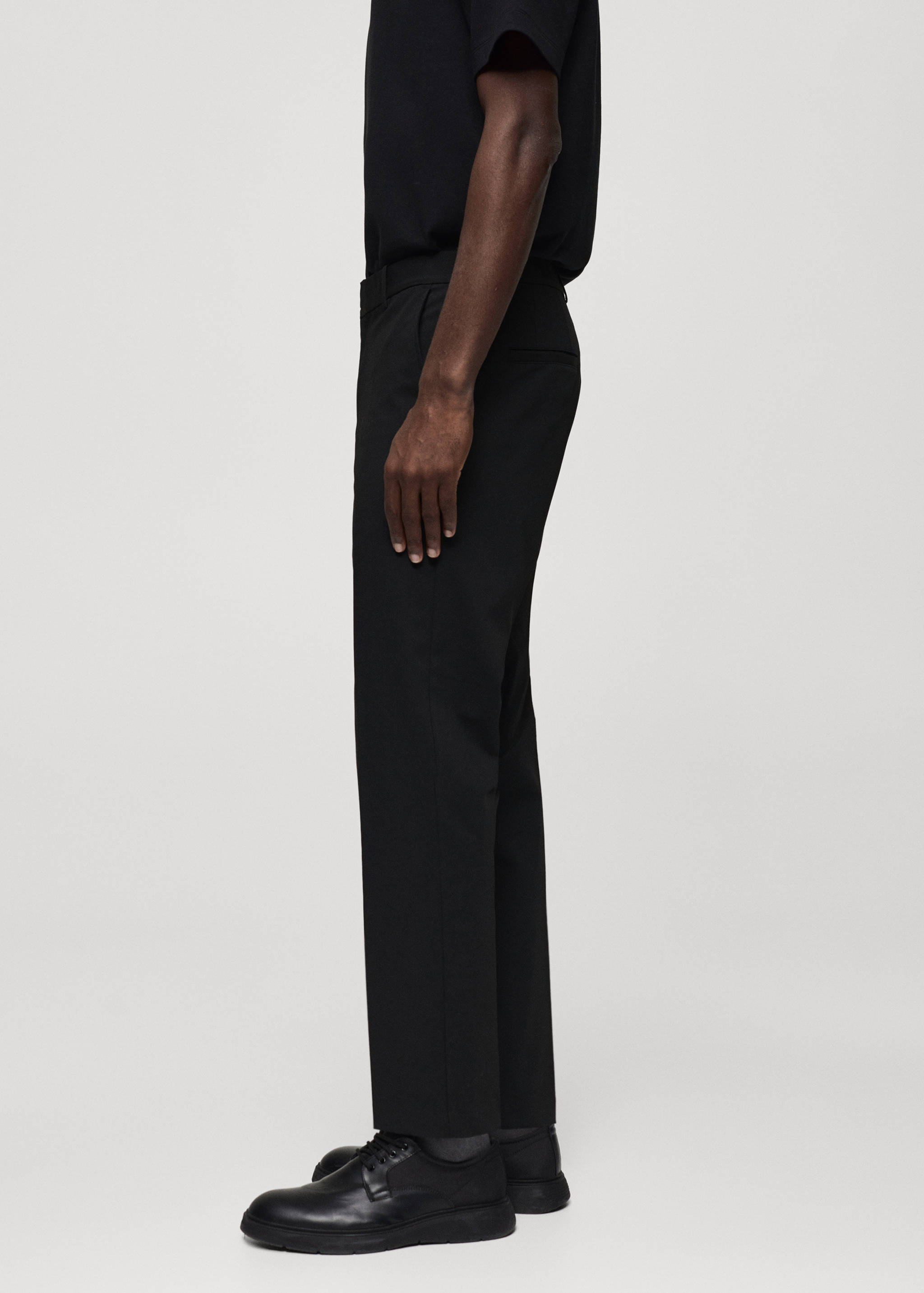 Slim fit stretch trousers - Details of the article 2