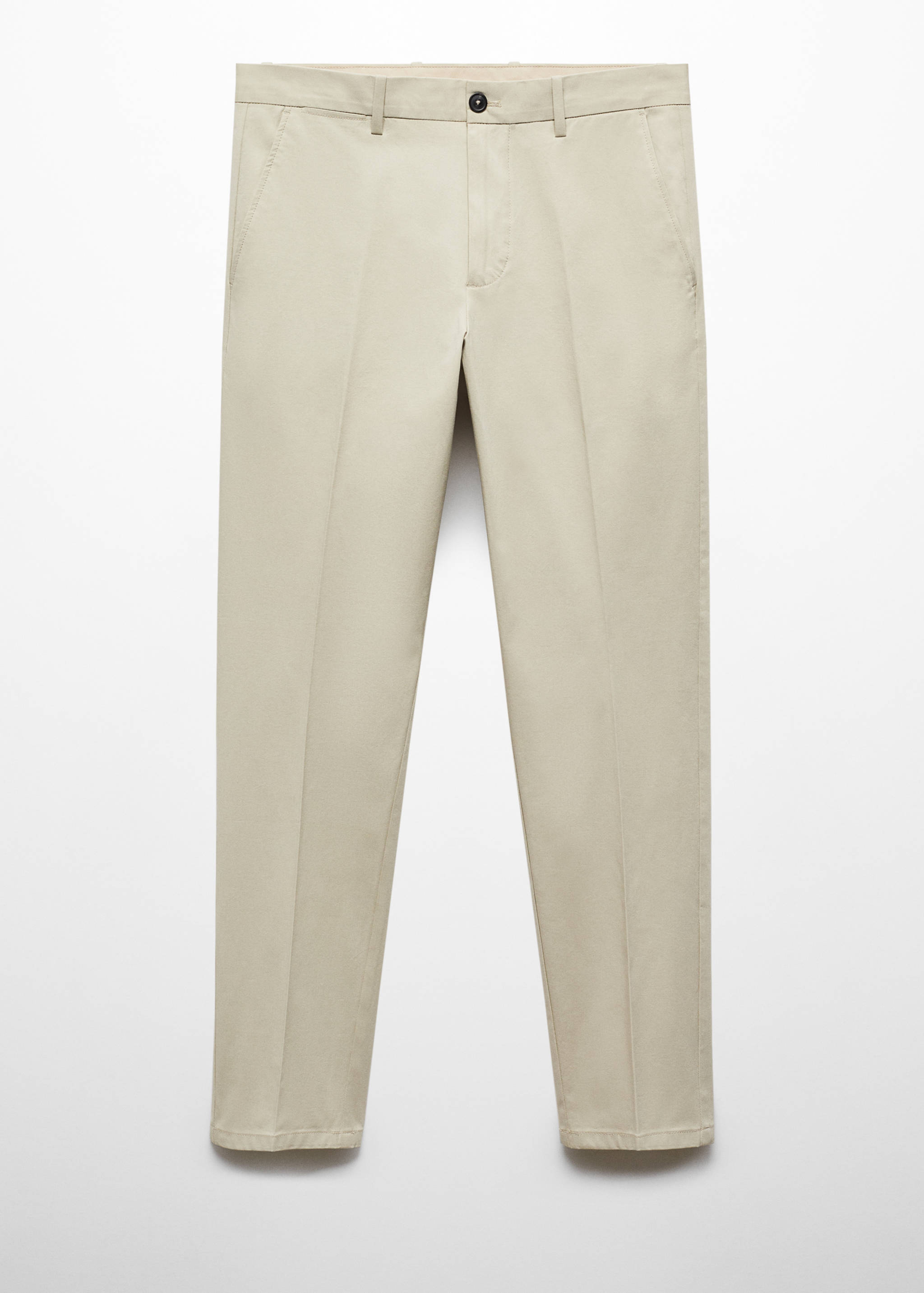 Regular-fit cotton pants - Article without model