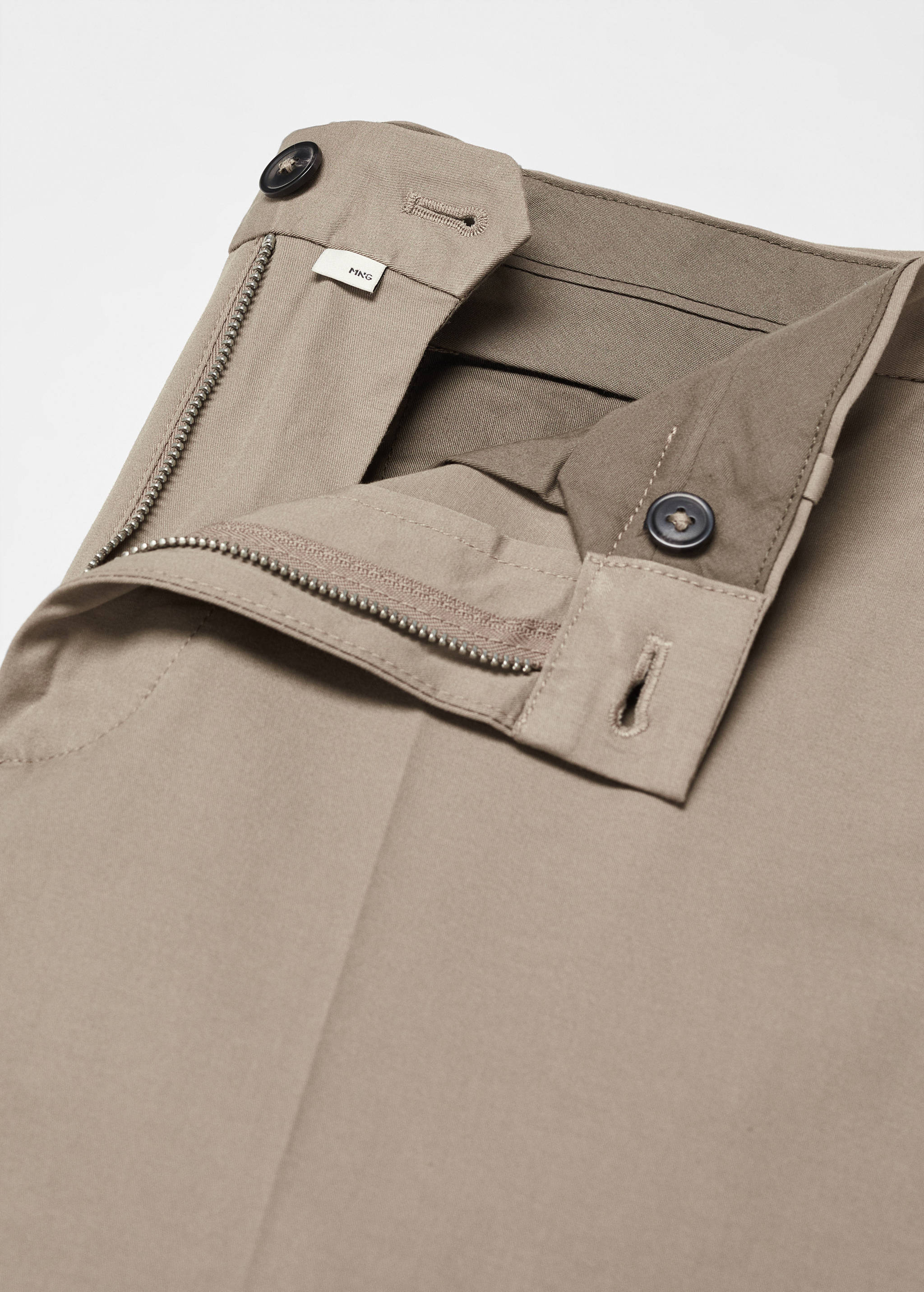 Regular-fit cotton trousers - Details of the article 8
