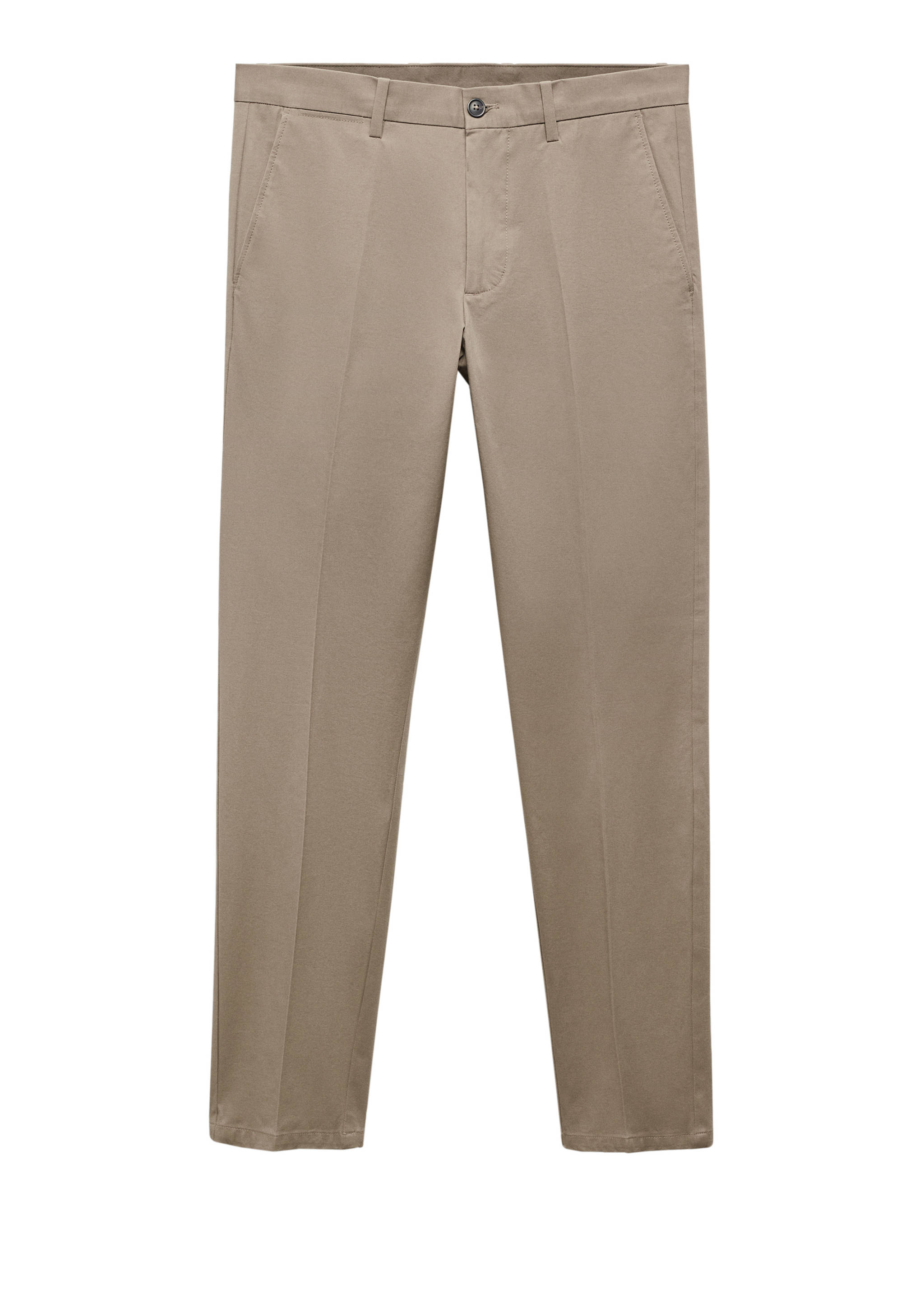 Regular Fit-Baumwollhose - Detail des Artikels 9, Mittelbraun. Ref: 67034442-00.