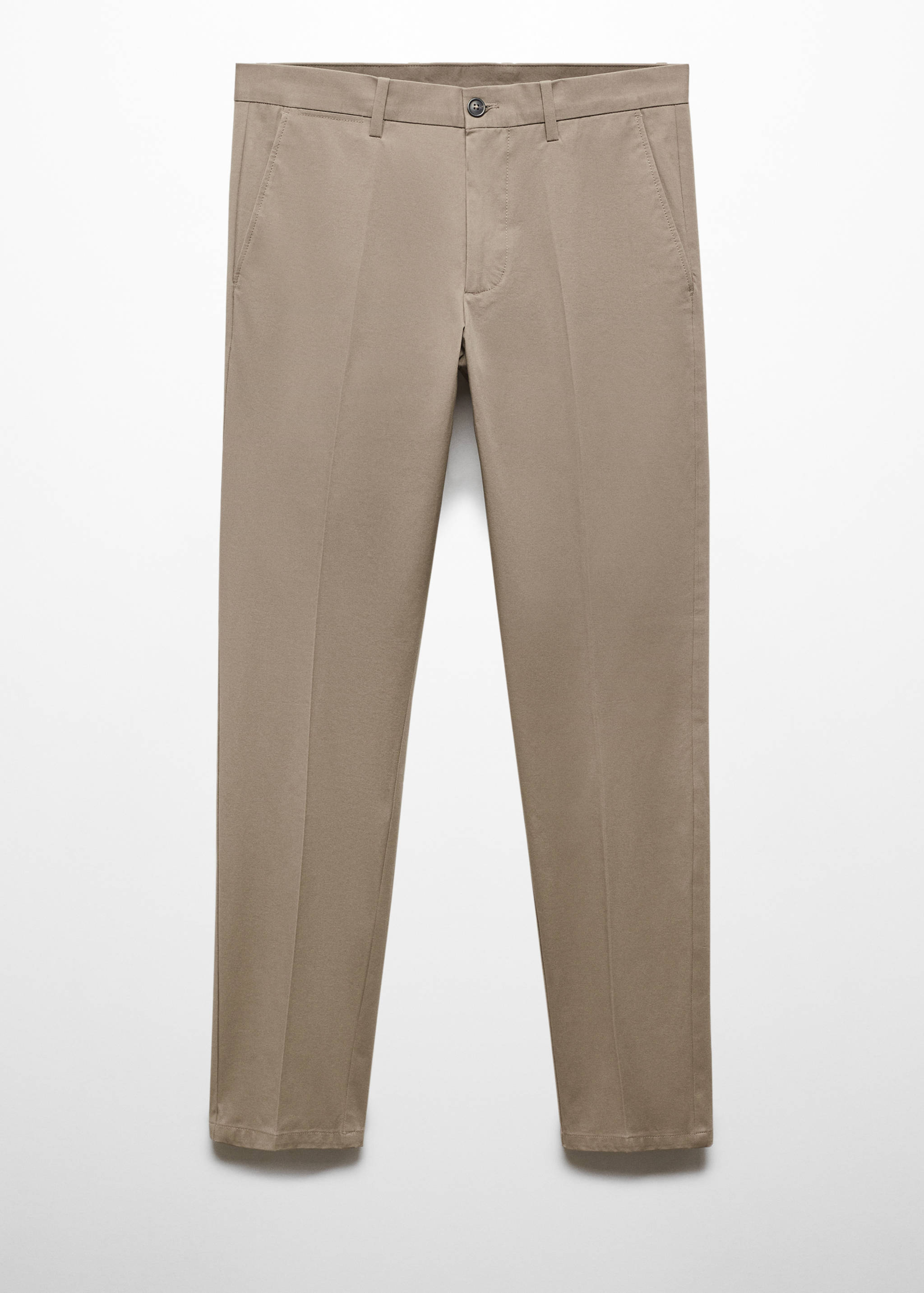 Regular-fit cotton pants - Article without model