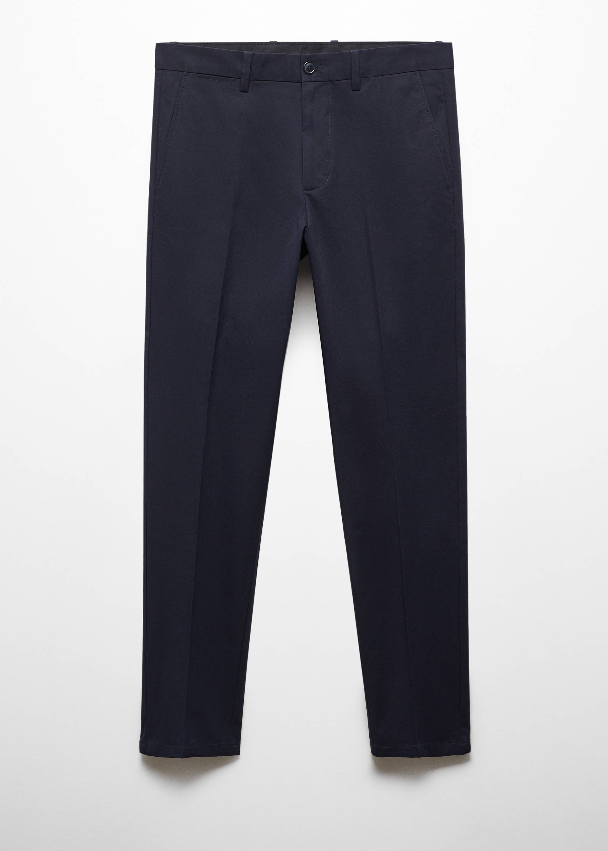 Regular-fit cotton pants - Article without model