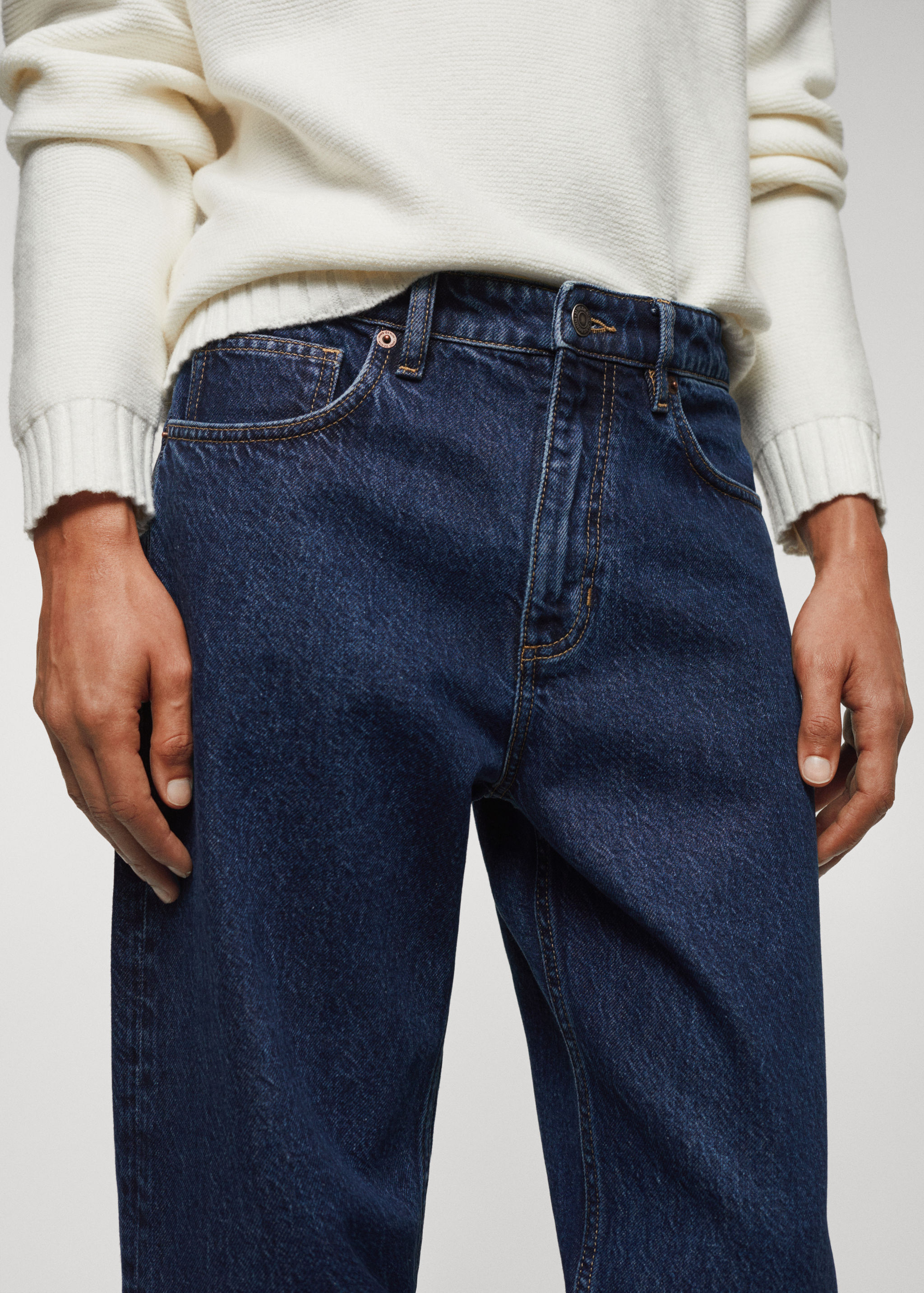 Tapered-fit jeans - Details of the article 1