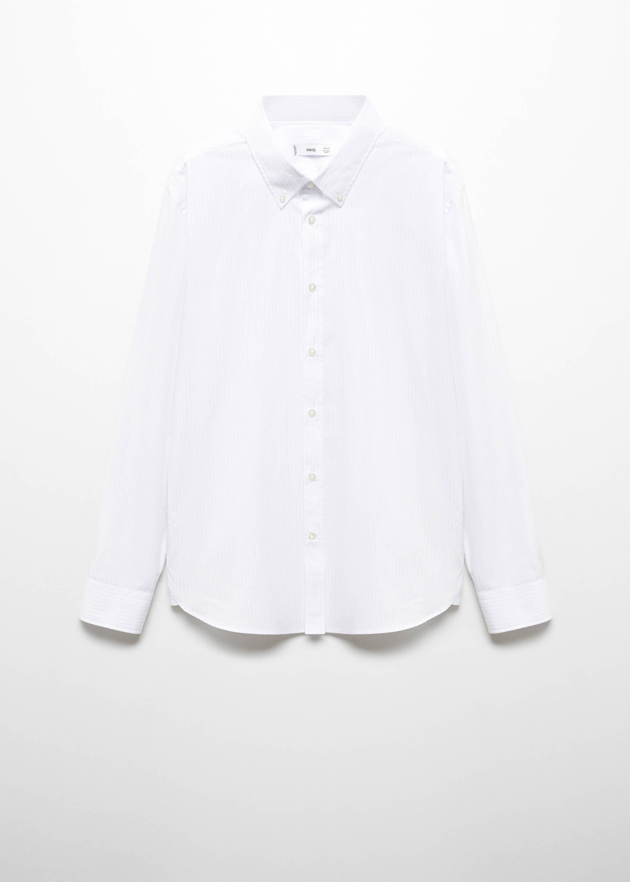Chemise regular-fit coton rayures - Article sans modèle