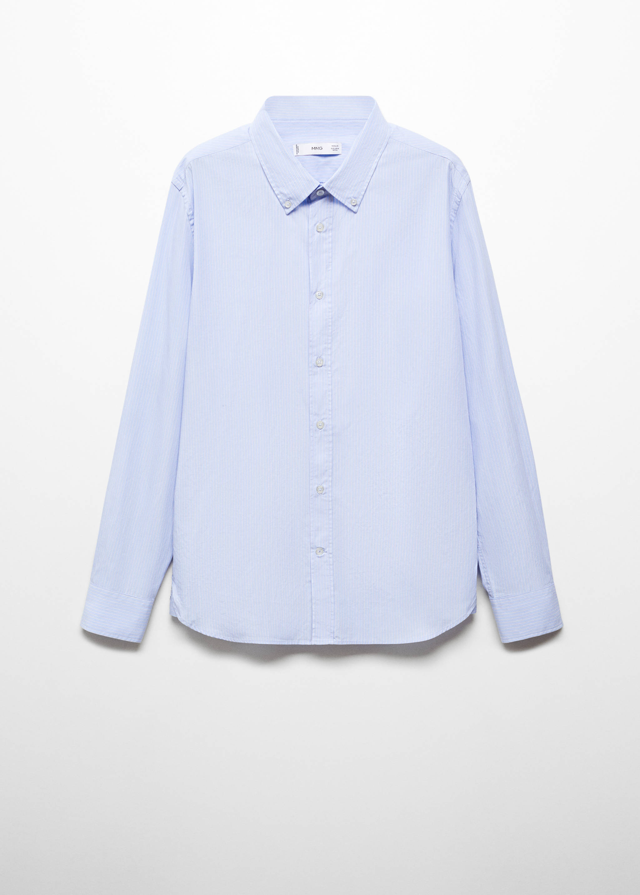 Regular-Fit-Streifenhemd aus Baumwolle - Artikel ohne Model