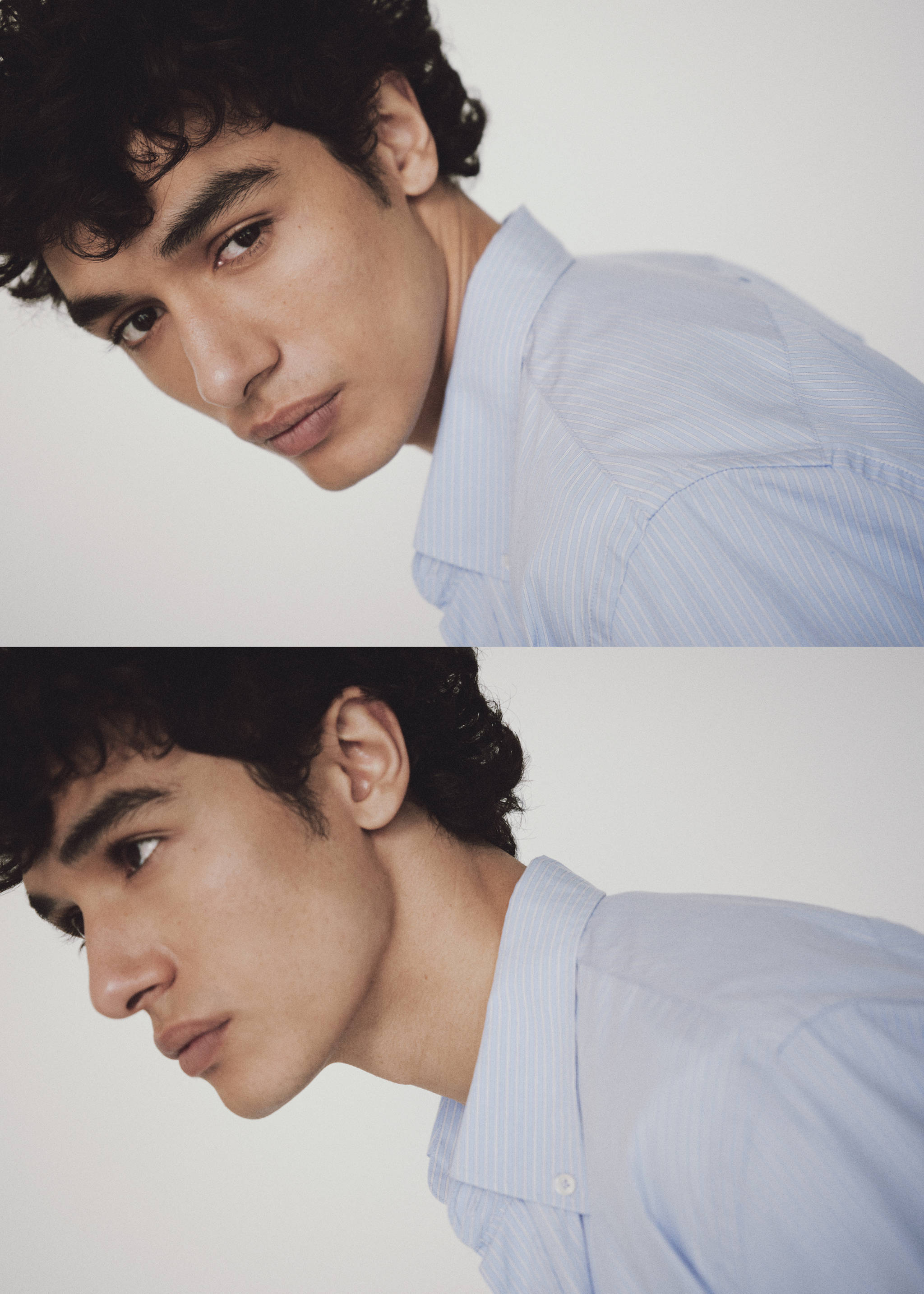 Regular-Fit-Streifenhemd aus Baumwolle - Detail des Artikels 5