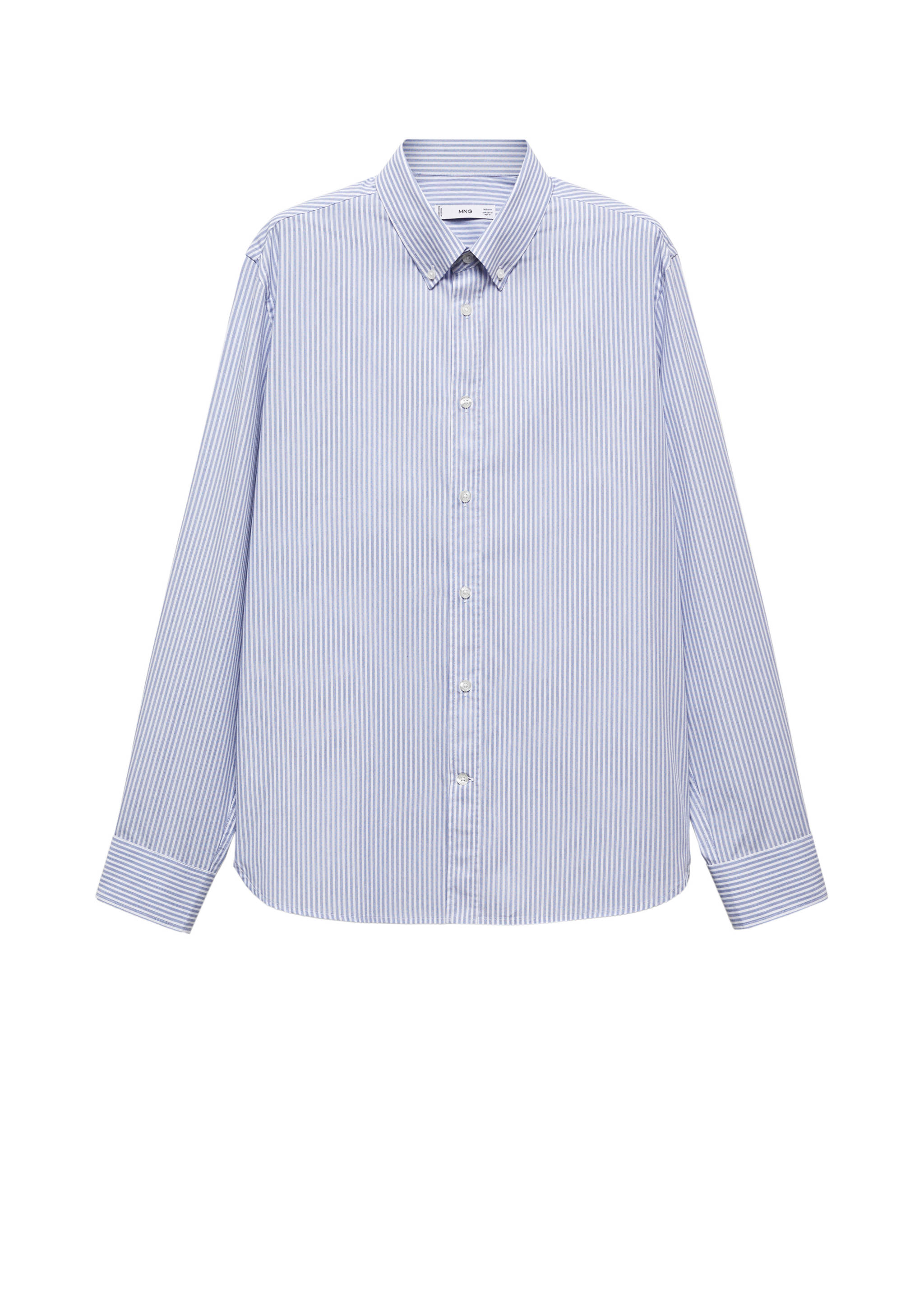 Regular-Fit-Streifenhemd aus Baumwolle - Detail des Artikels 9