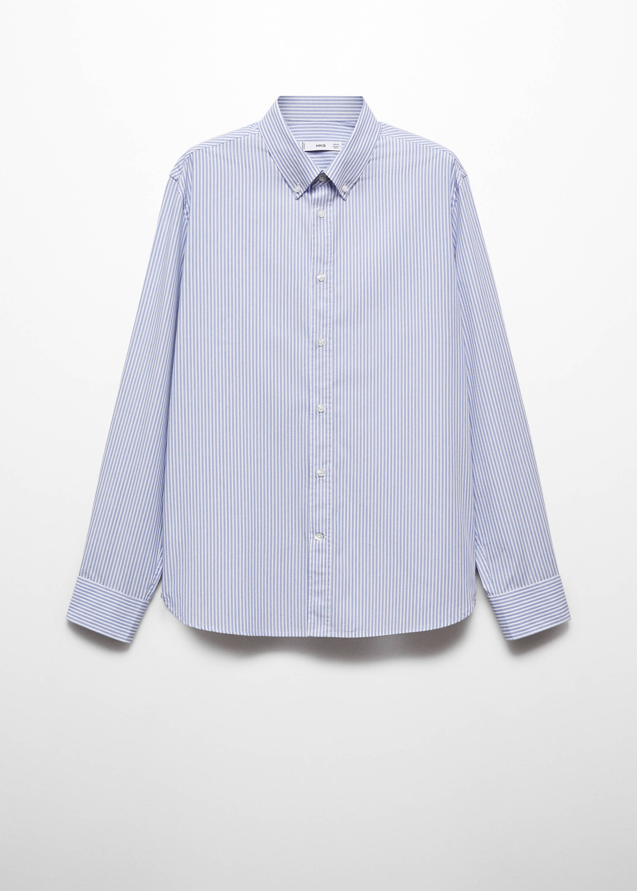 Chemise regular-fit coton rayures - Article sans modèle