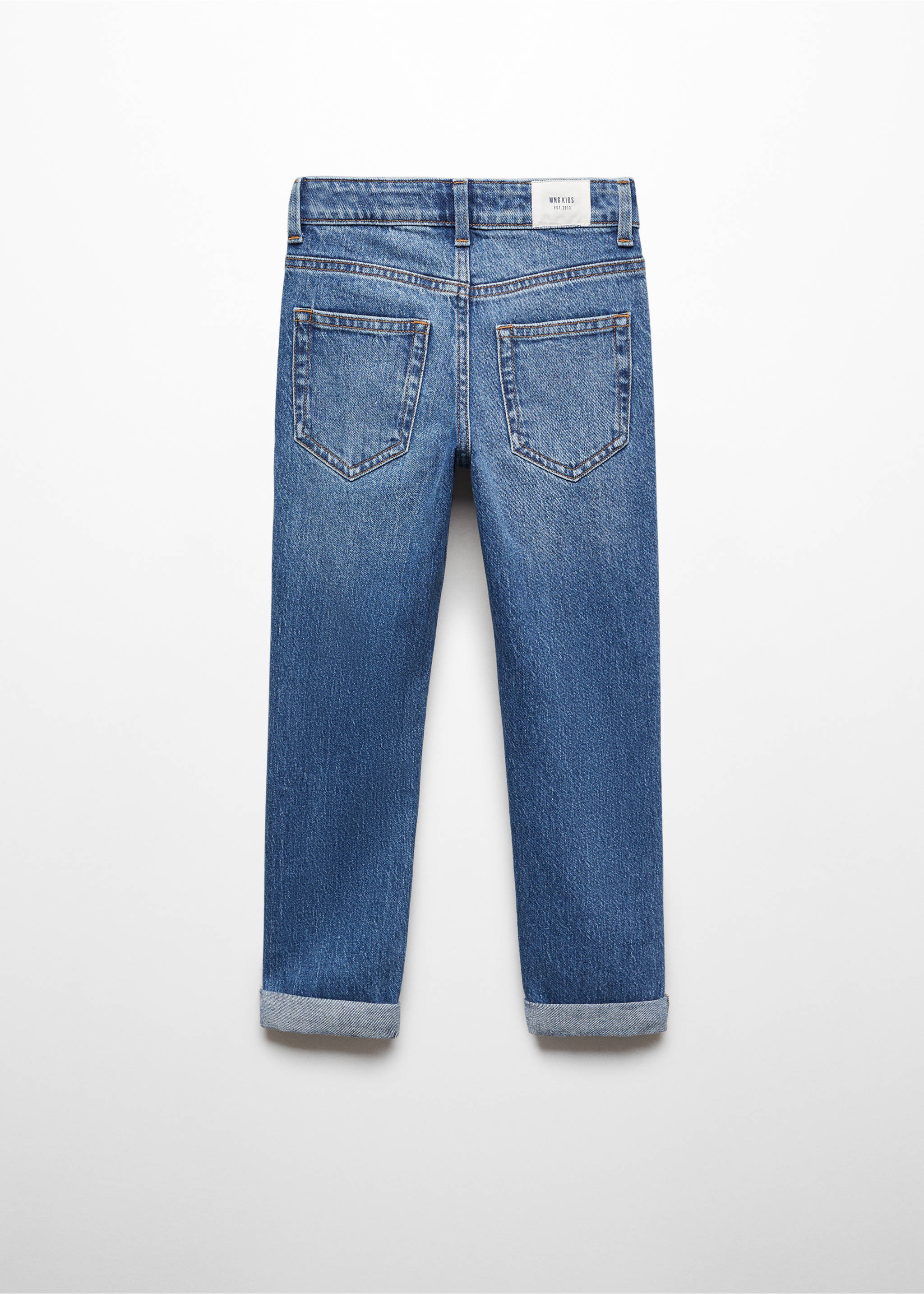 Regular-fit jeans - Reverse of the article, Medium Blue. Ref: 67034452-00.
