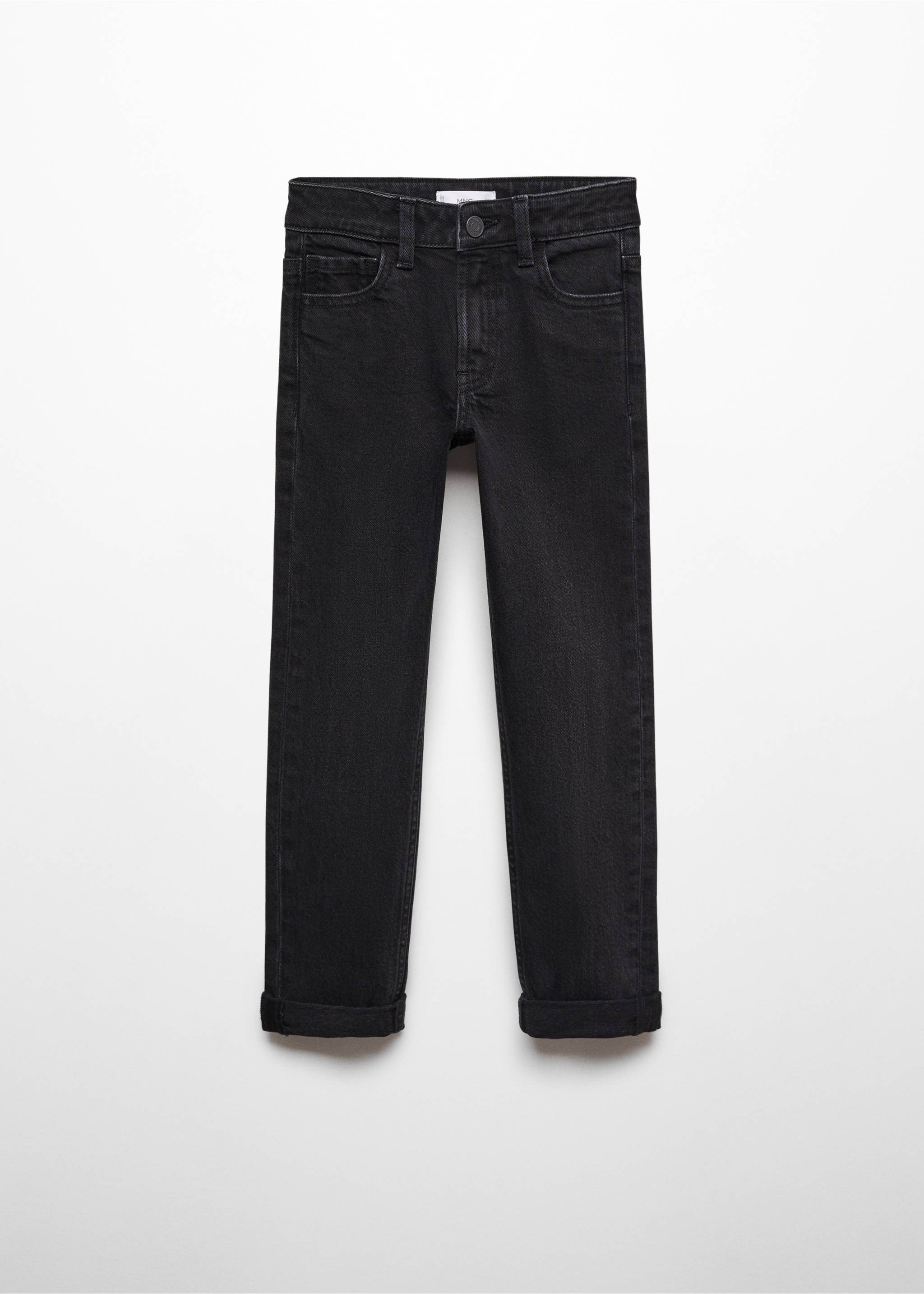 Regular-fit jeans - Article without model, Black denim. Ref: 67034452-00.