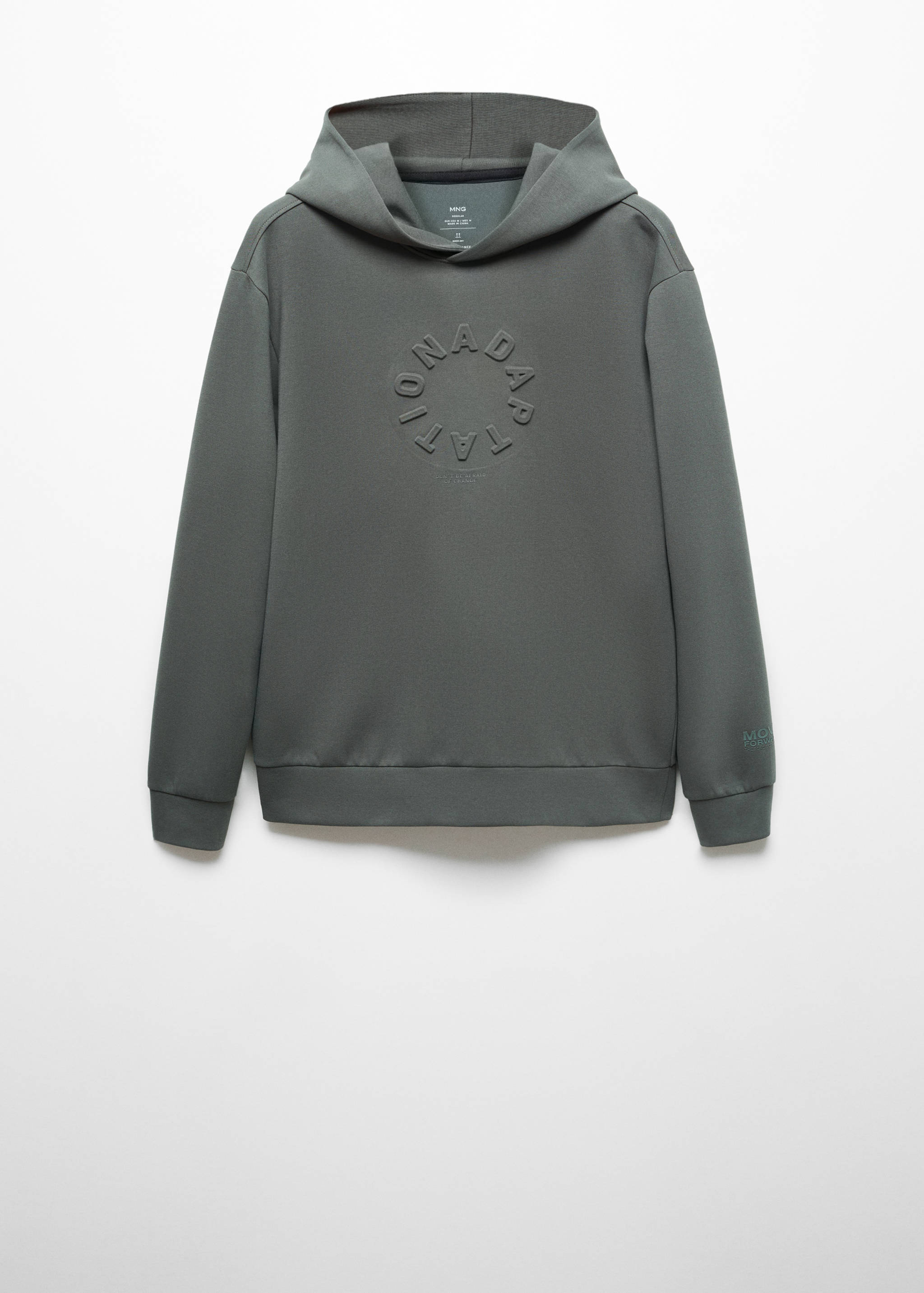 Kapuzensweatshirt aus technischem Stoff - Artikel ohne Model