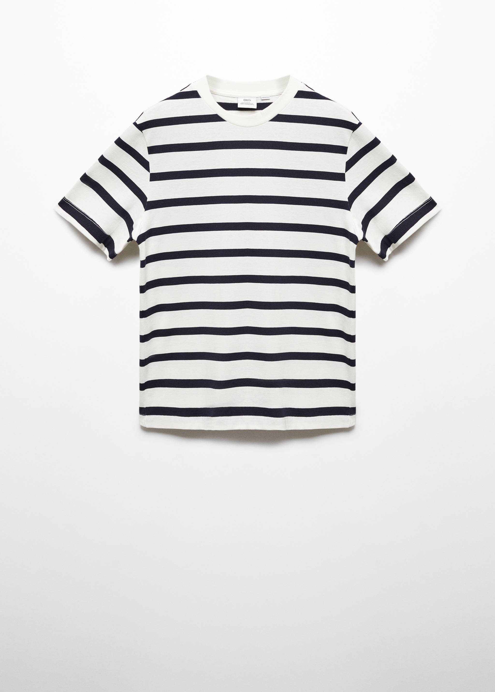 Gestreiftes Baumwoll-Shirt - Artikel ohne Model