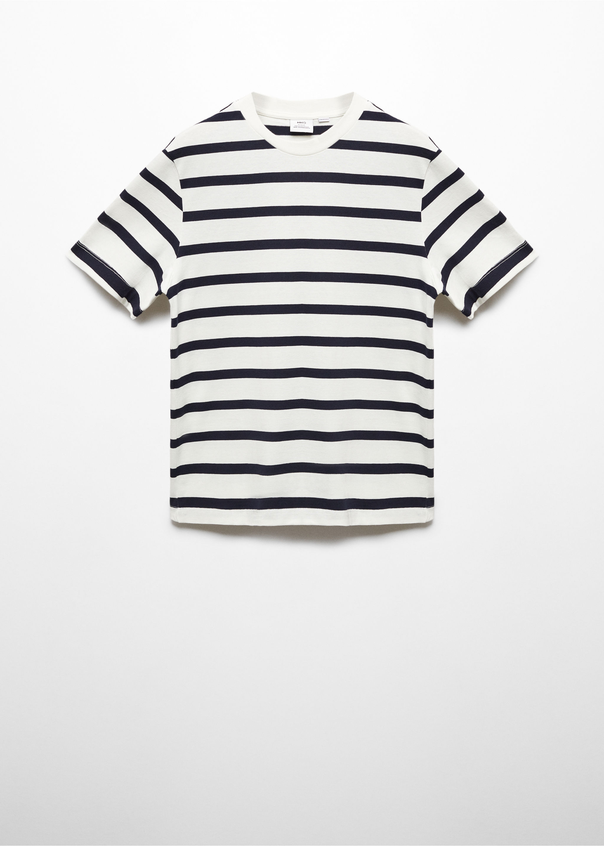 Striped cotton T-shirt - Article without model