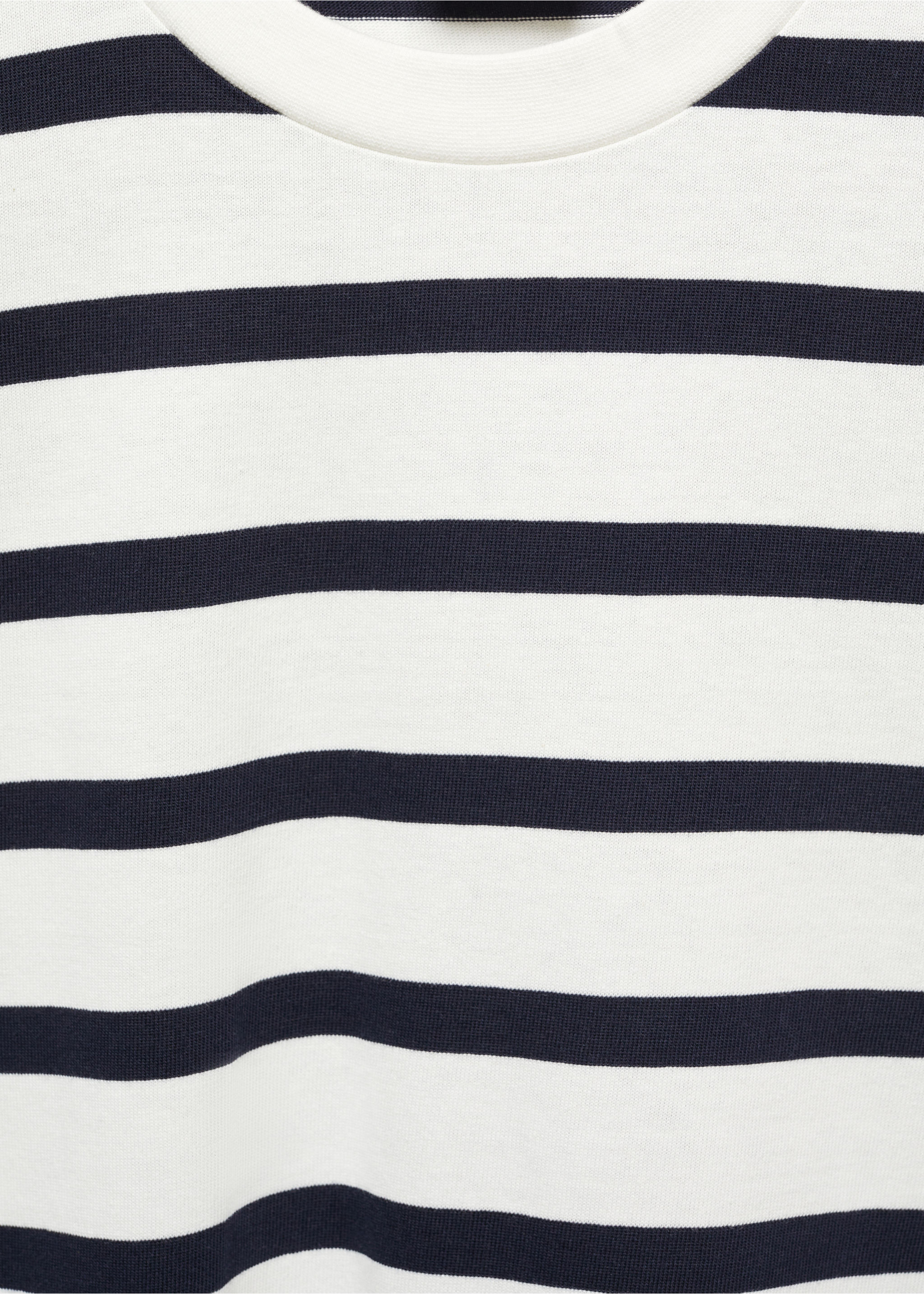 Striped cotton T-shirt - Details of the article 8