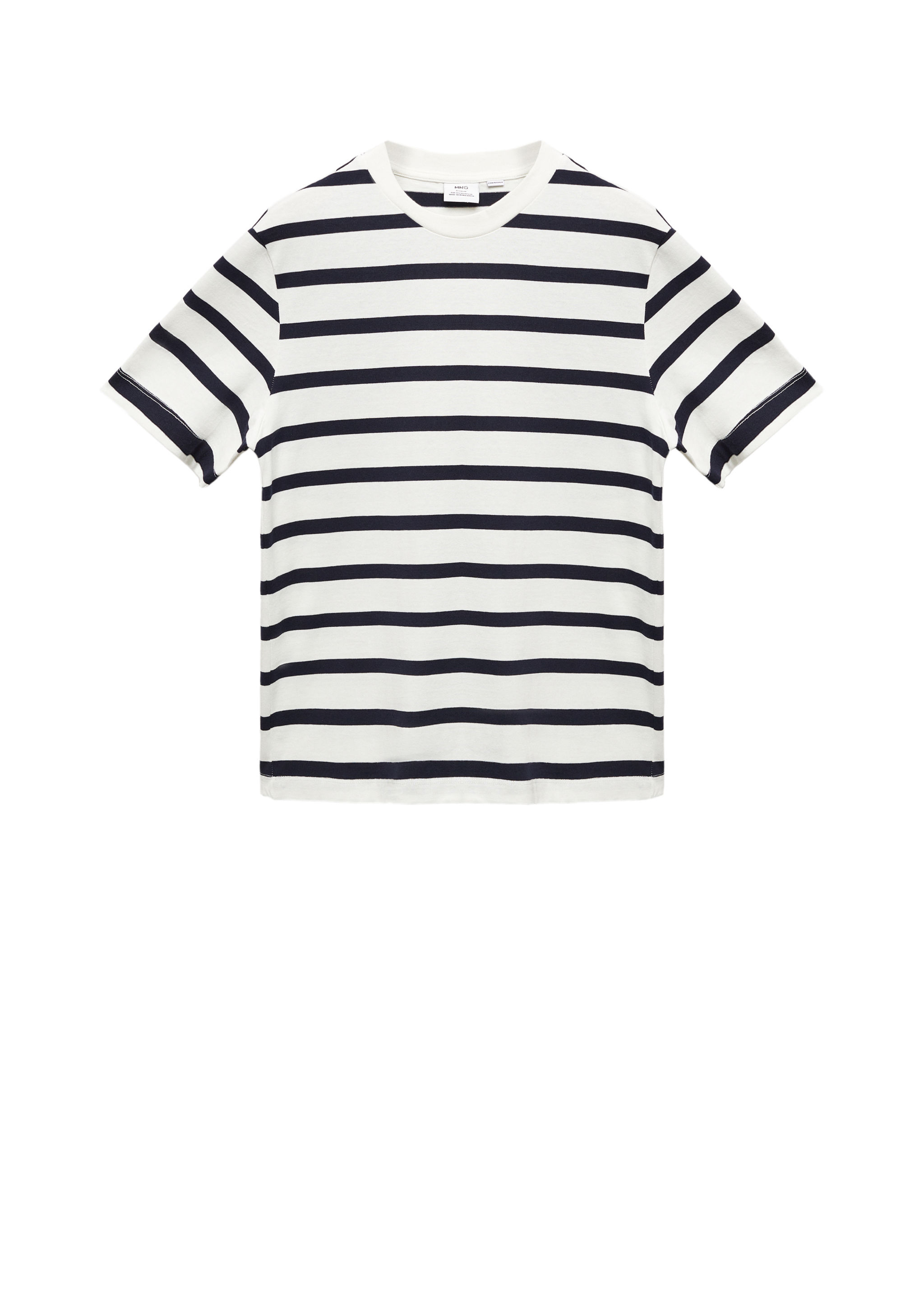 Striped cotton T-shirt - Details of the article 9