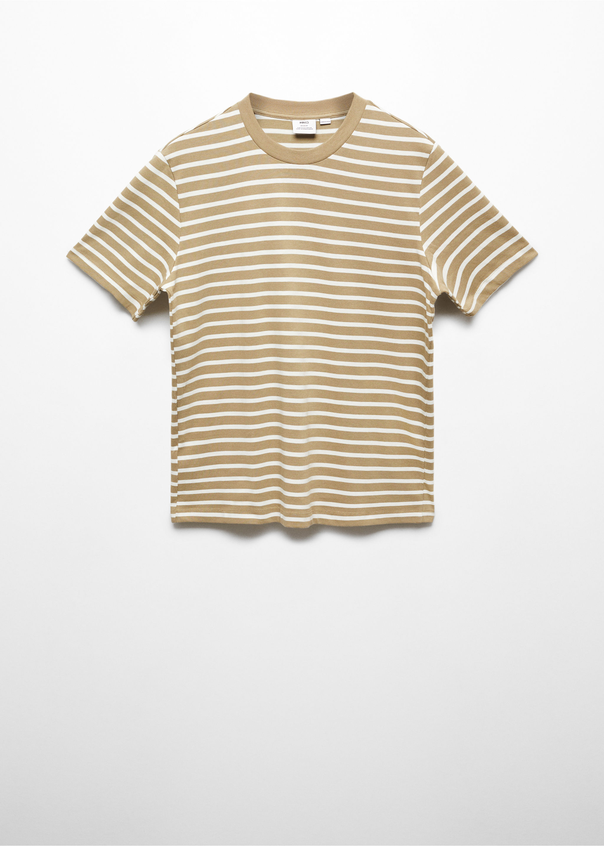 Striped cotton T-shirt - Article without model