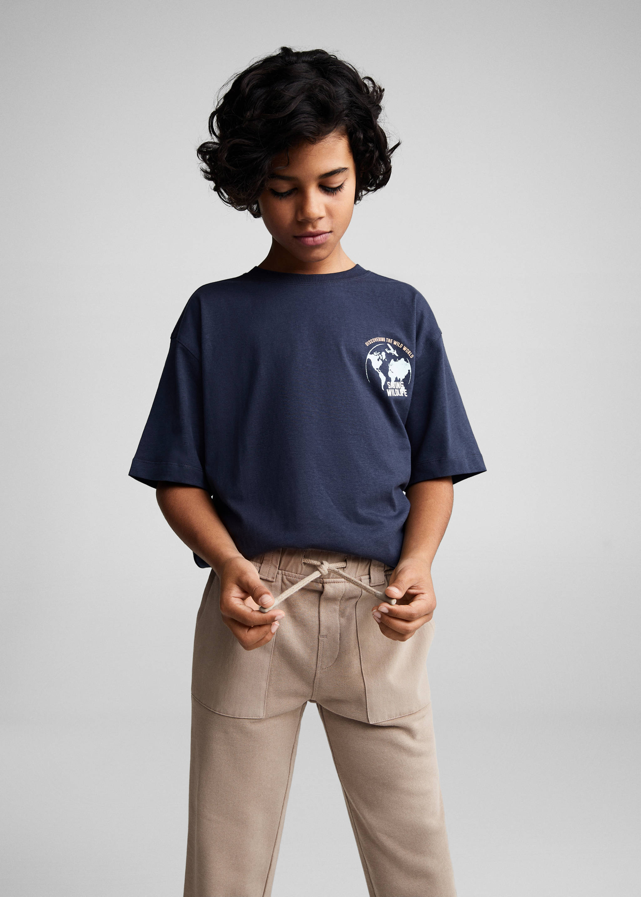 Παντελόνι με ελαστική μέση - Μεσαίο πλάνο