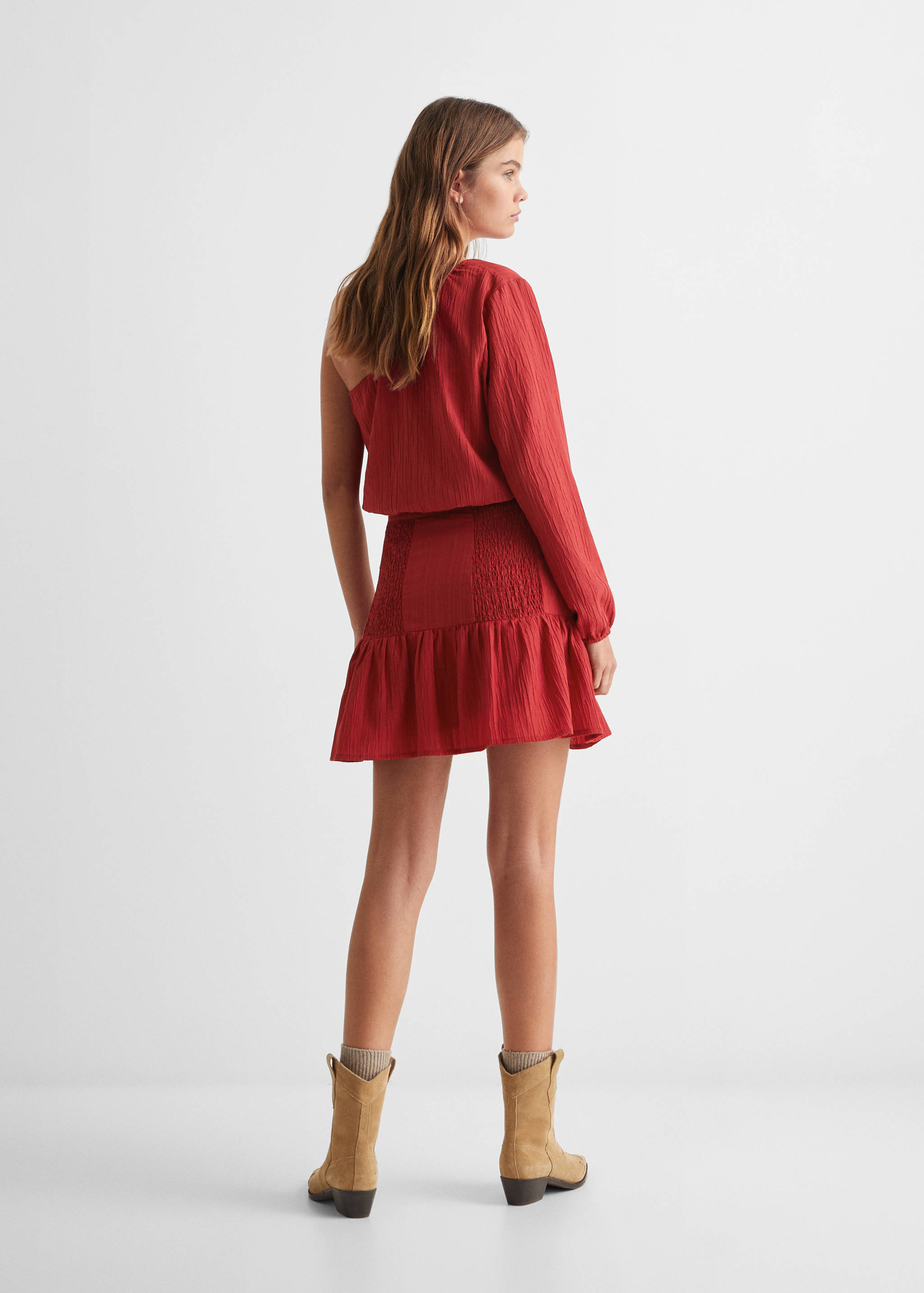 Spódnica marszczona z falbankami - Tylna strona artykułu