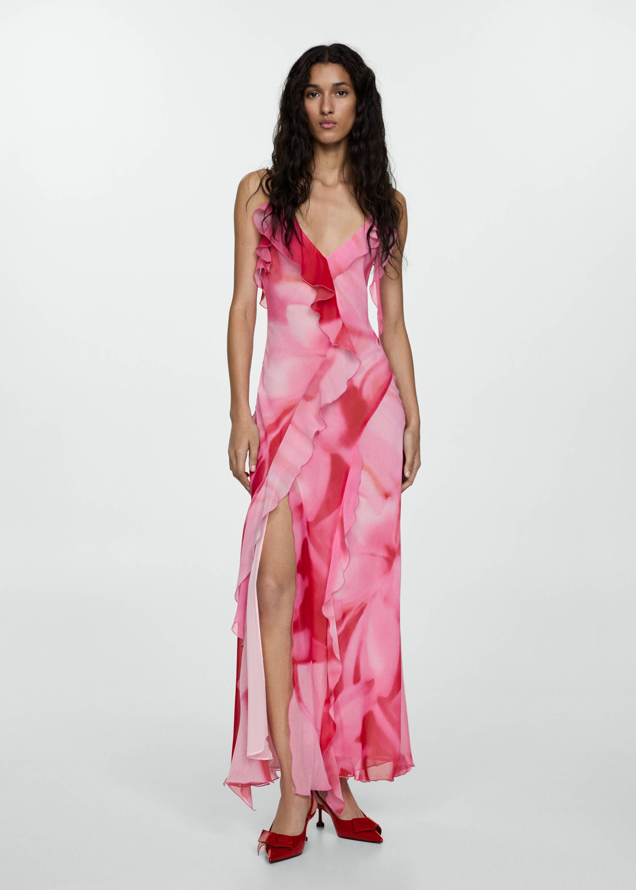 Zapato tacón lazo - Plano general