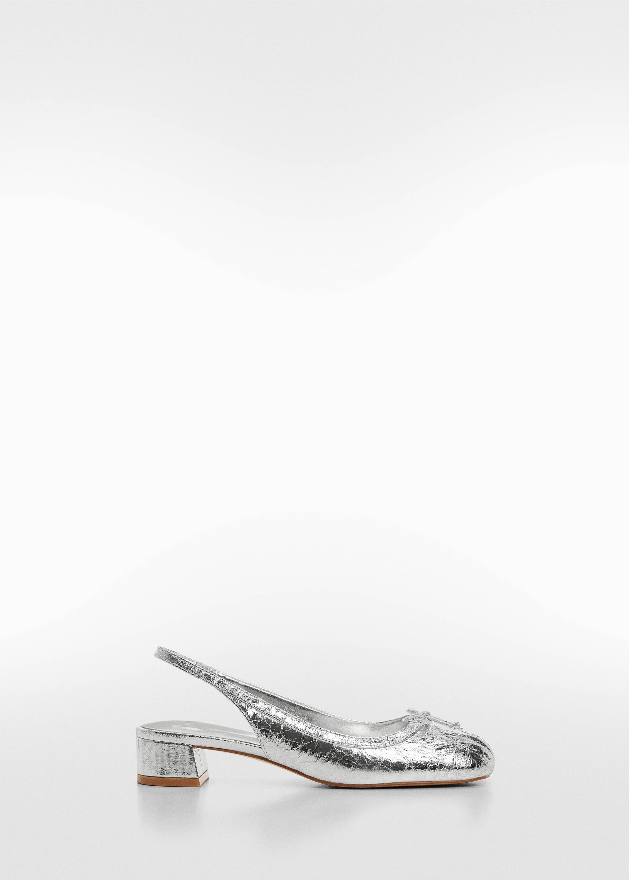 sling back ballerina - Article without model, Silver. Ref: 67034473-00.