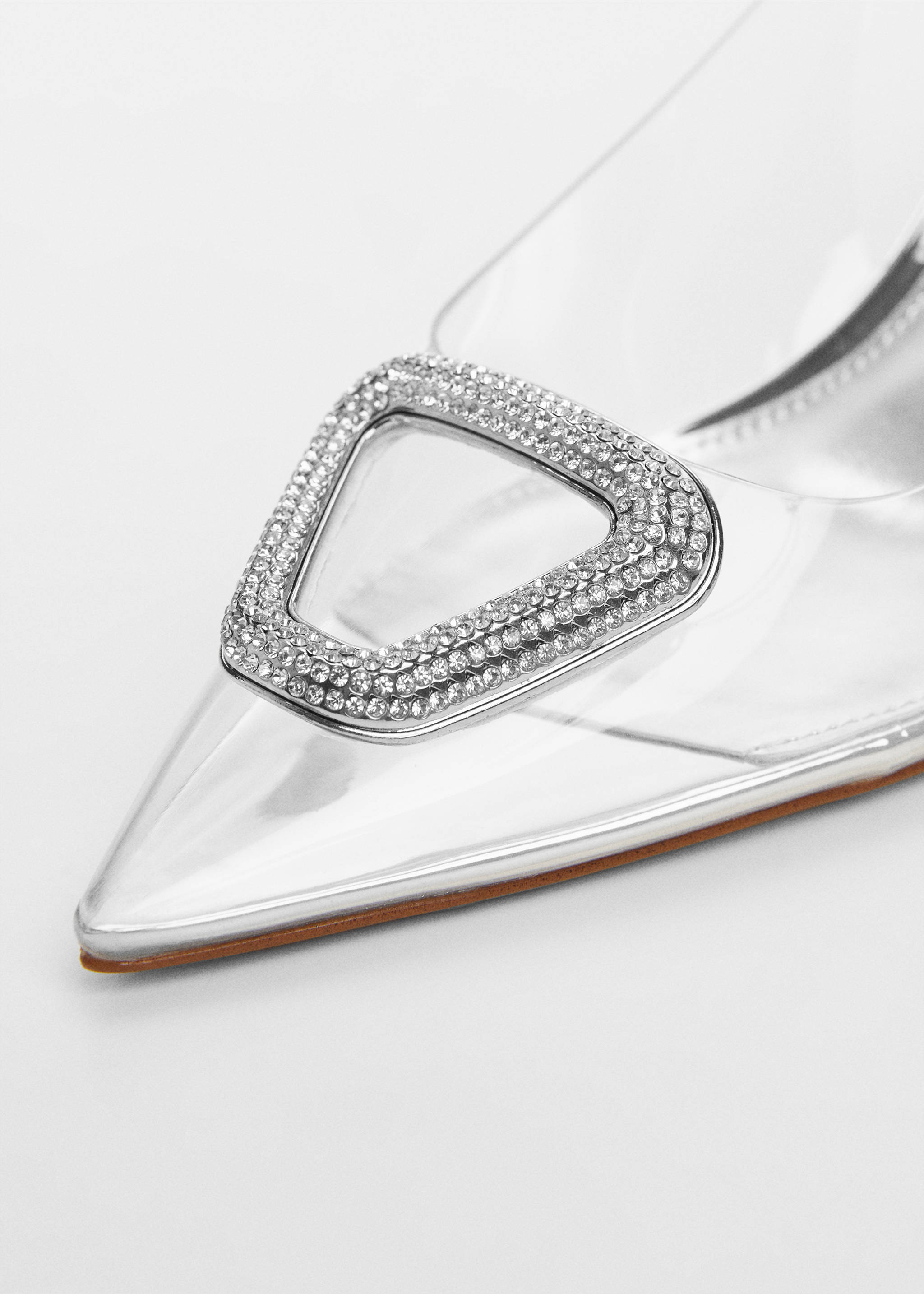 Vinyl high heels - Details of the article 1, Nude. Ref: 67034474-00.