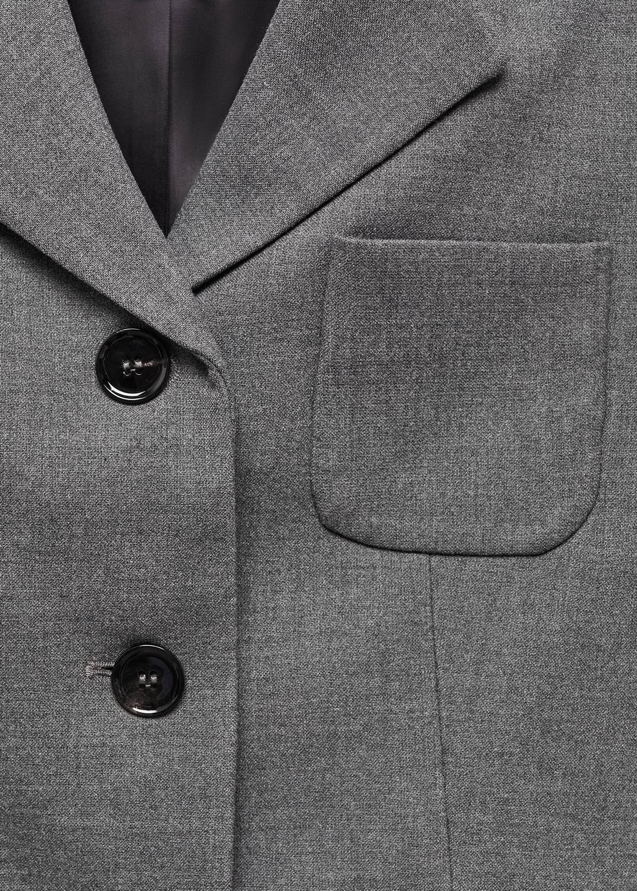 Cropped jacket with pockets - Details of the article 8