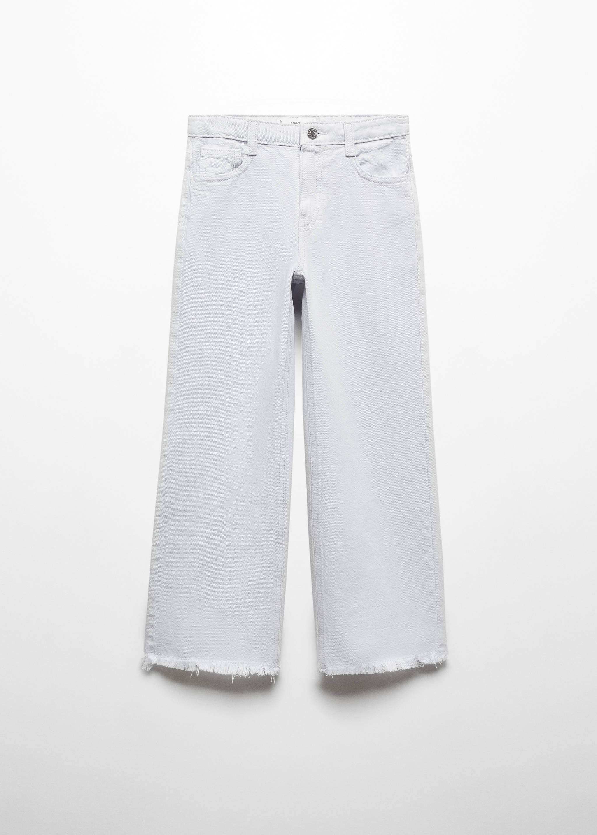 Blugi wide leg cu tiv destrămat - Articol fără model