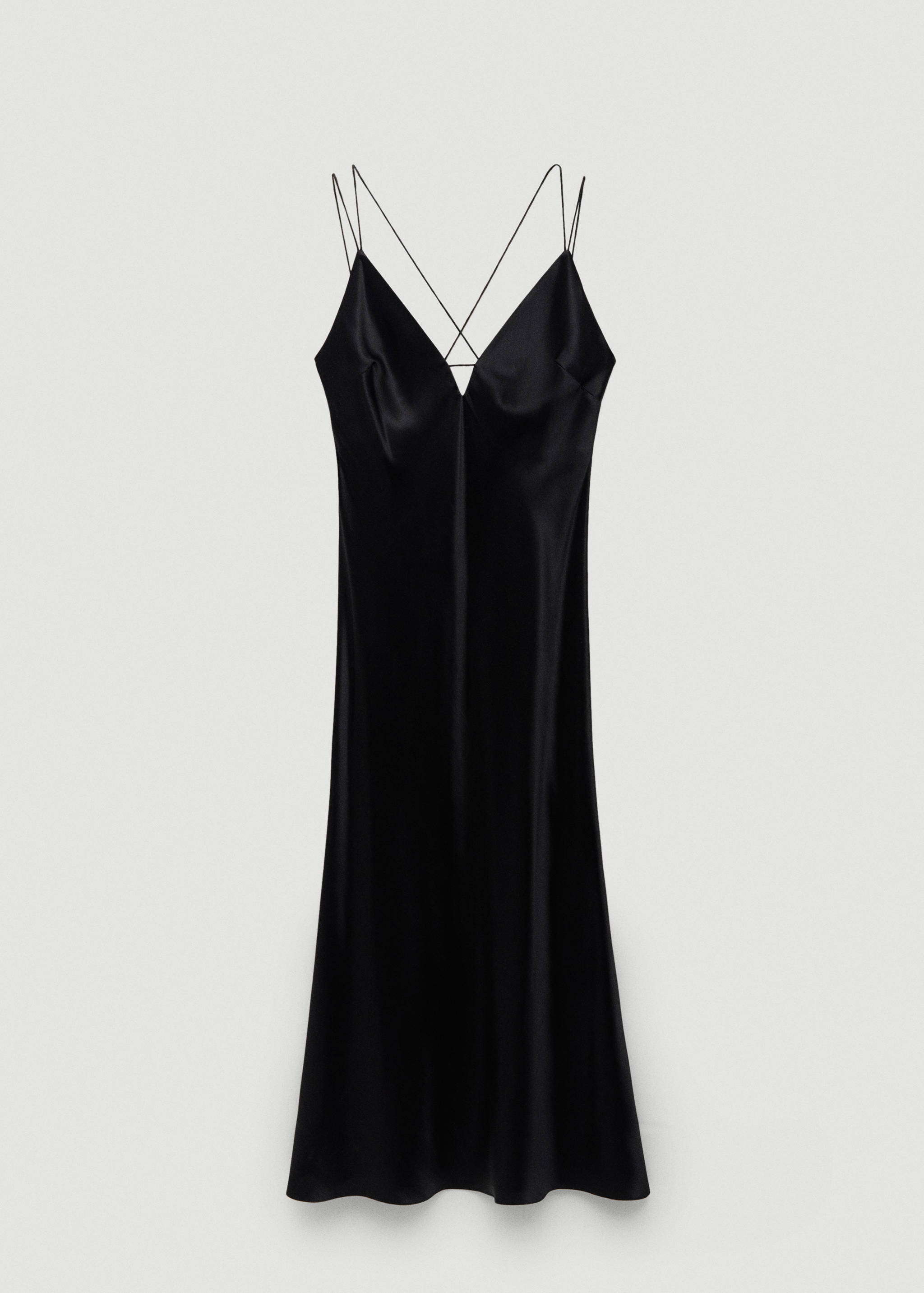 Hedvábné šaty prádlového stylu - Zboží bez modelu