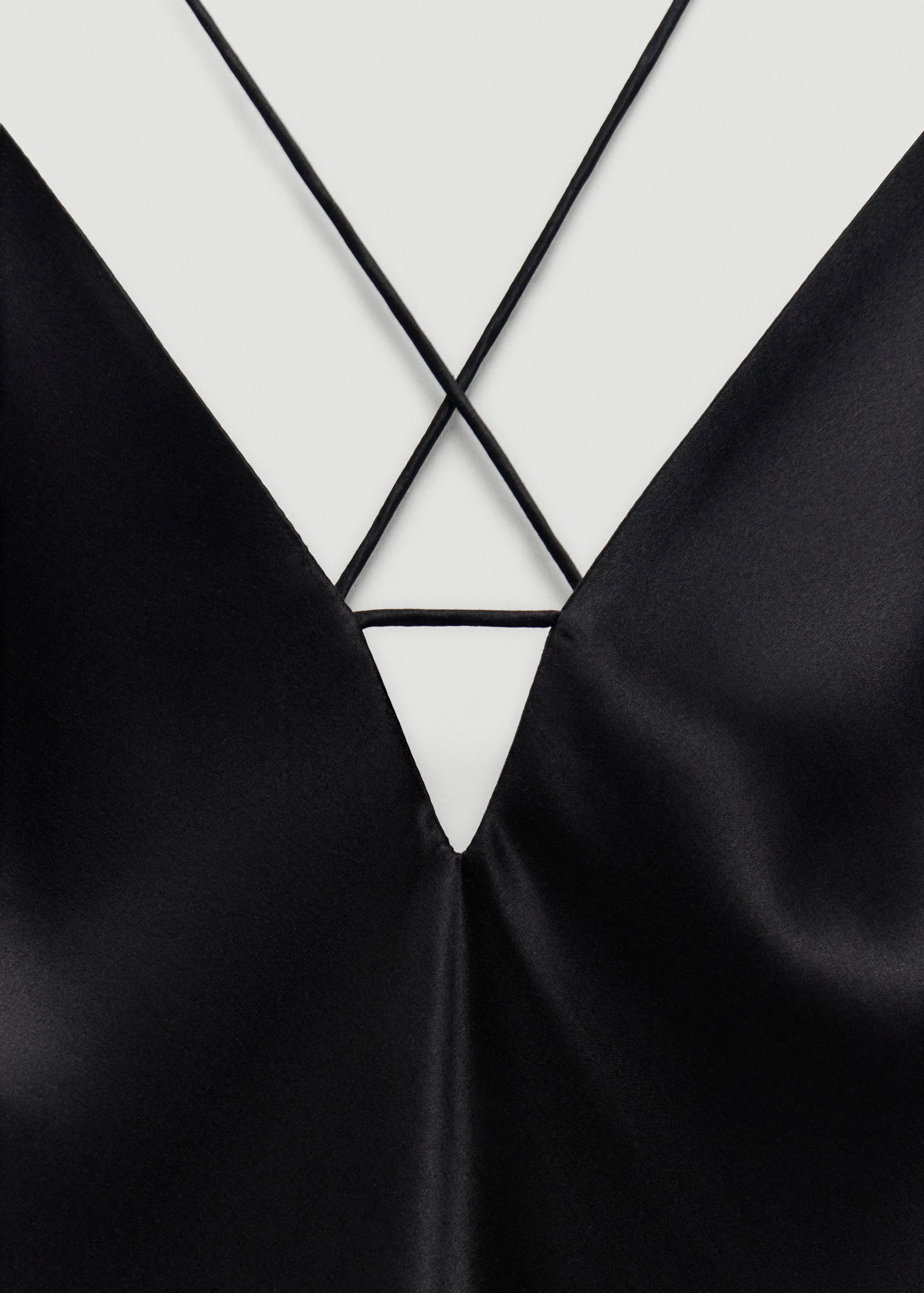 Hedvábné šaty prádlového stylu - Detail zboží 8