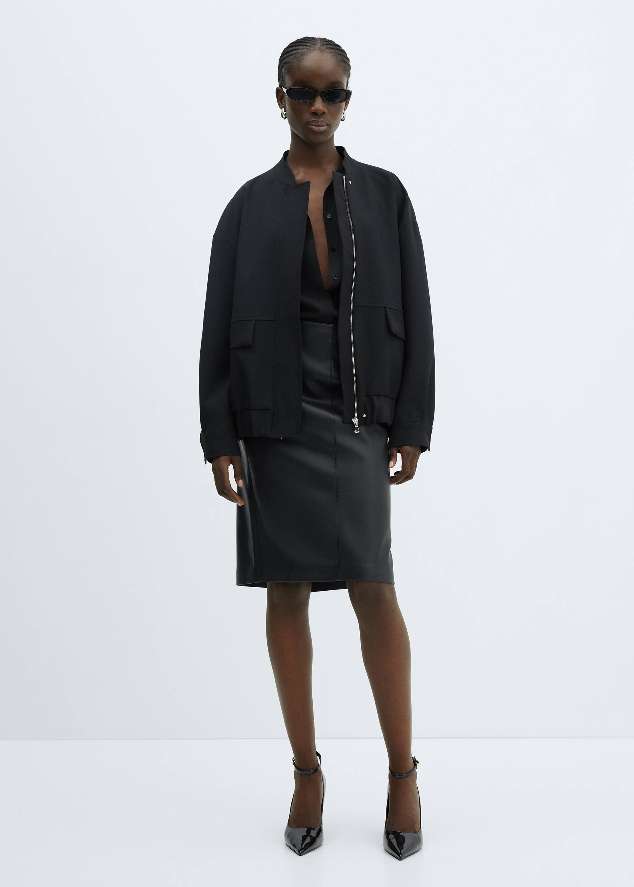 Bunda bomber oversize - Celkový náhled