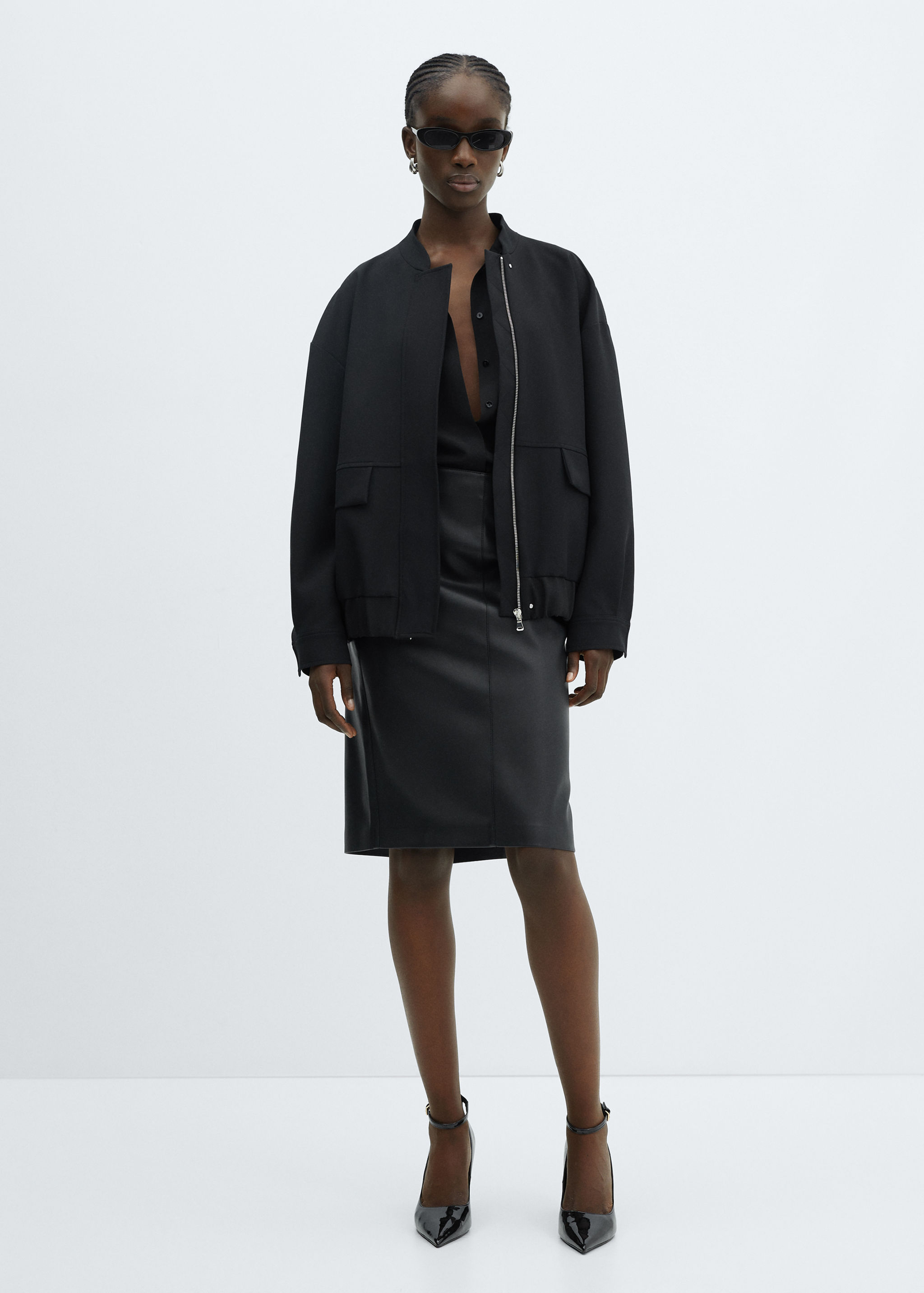 Oversized-Bomberjacke - Allgemeine Ansicht