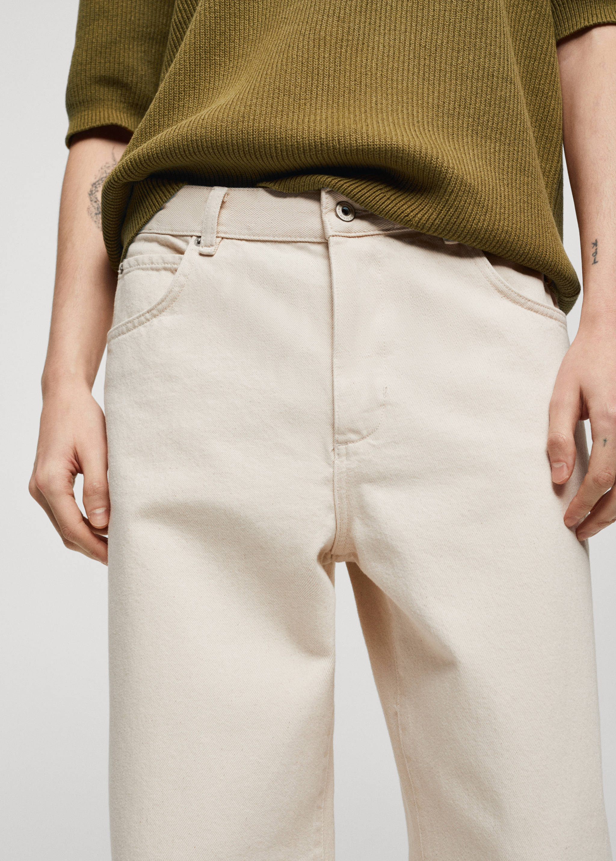 Jeans algodón relaxed fit - Detalle del artículo 1