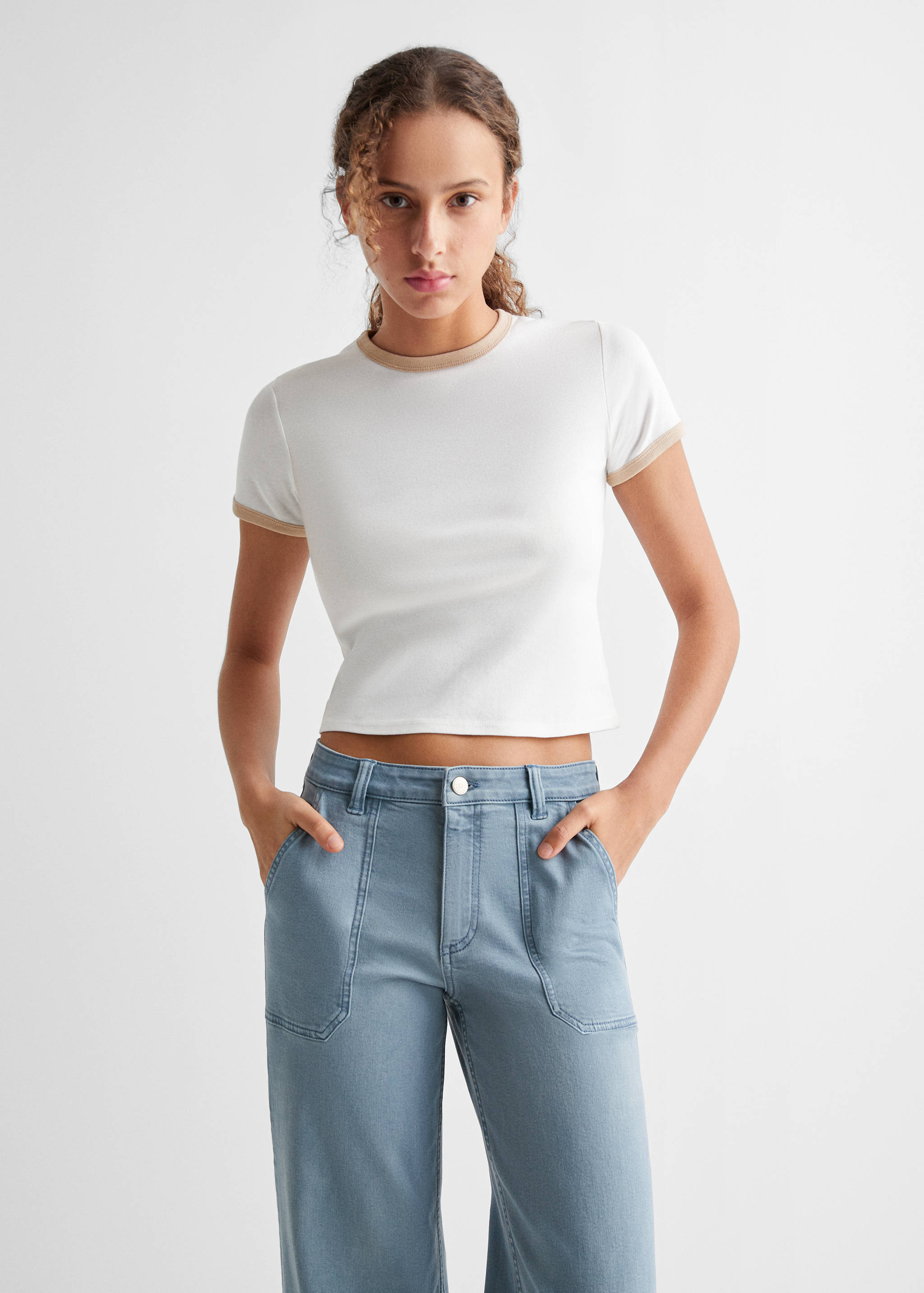 Culotte-Hose mit Taschen - Mittlere Ansicht