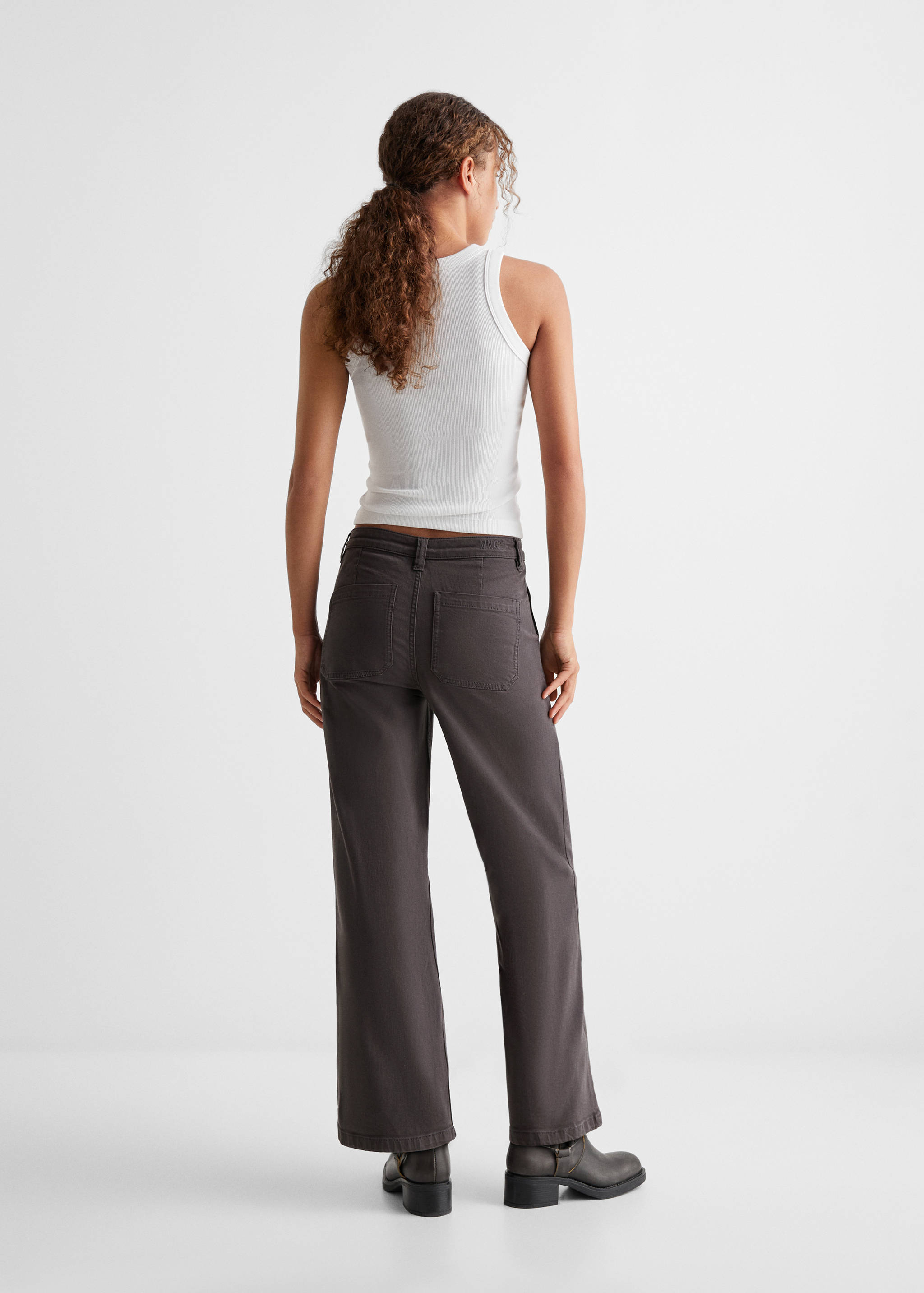 Culotte-Hose mit Taschen - Rückseite des Artikels