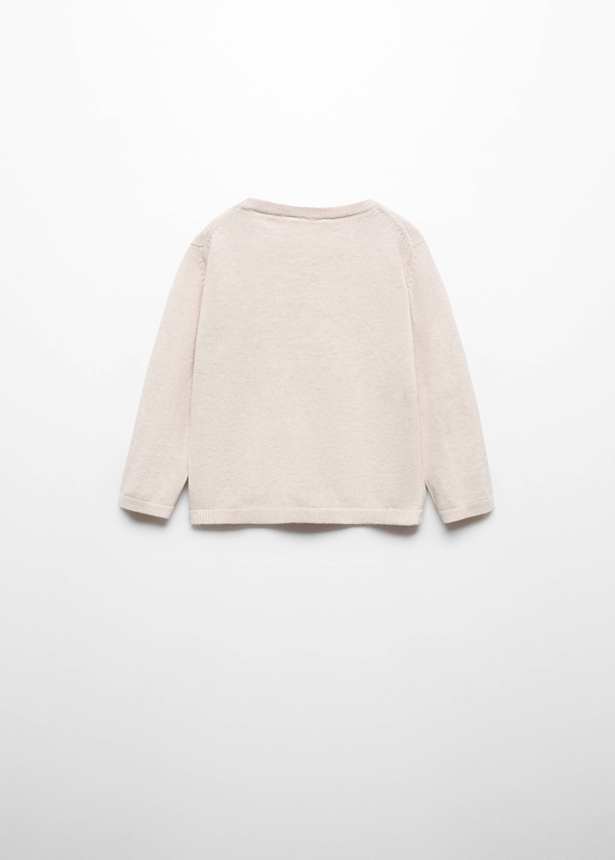 Pull-over maille détail boutons - Verso de l’article