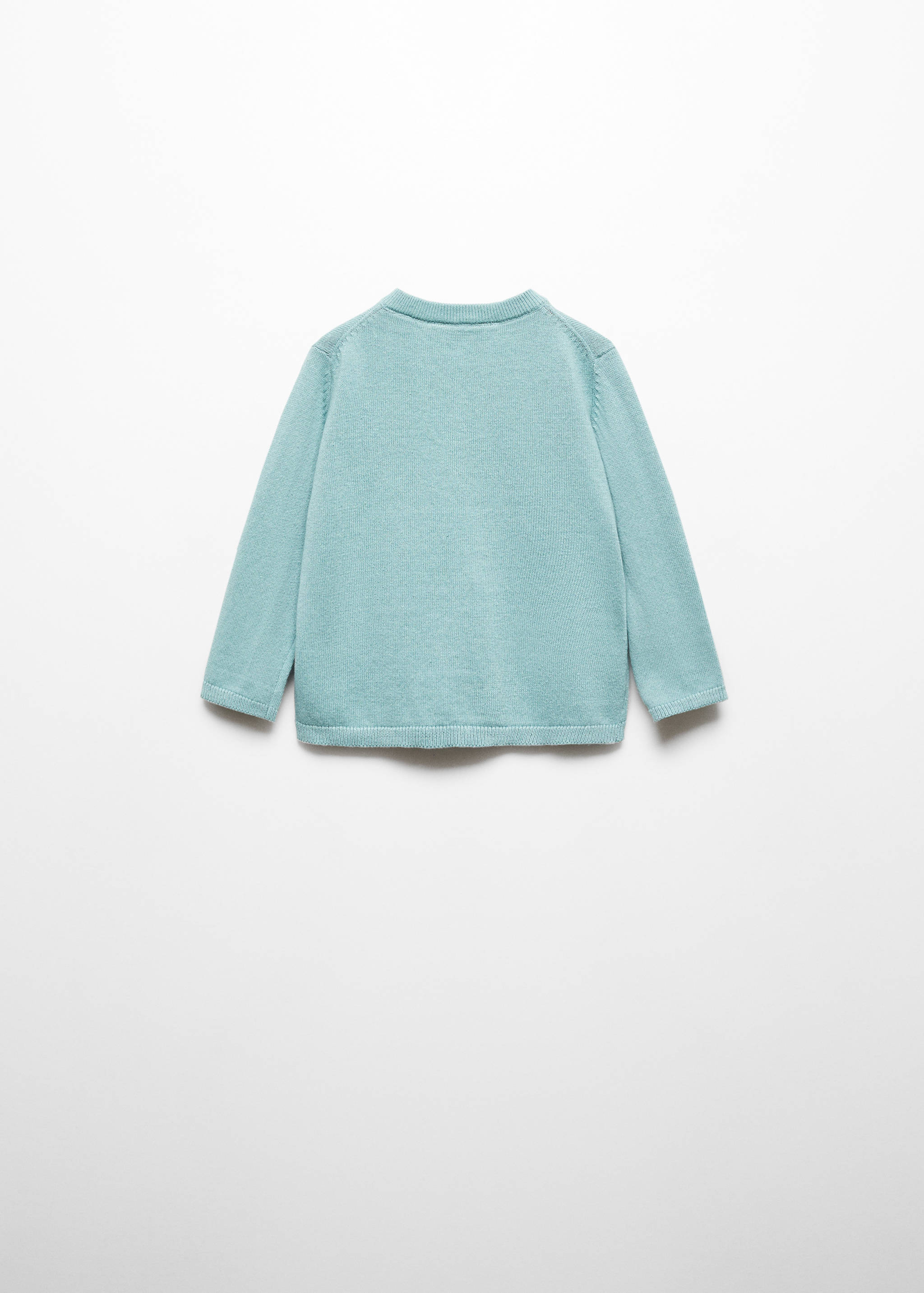 Pull-over maille détail boutons - Verso de l’article