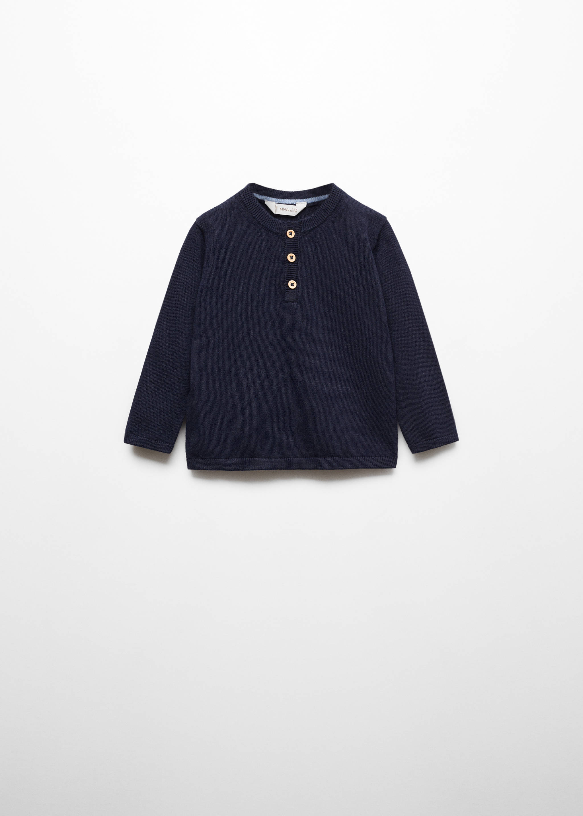 Pull-over maille détail boutons - Article sans modèle