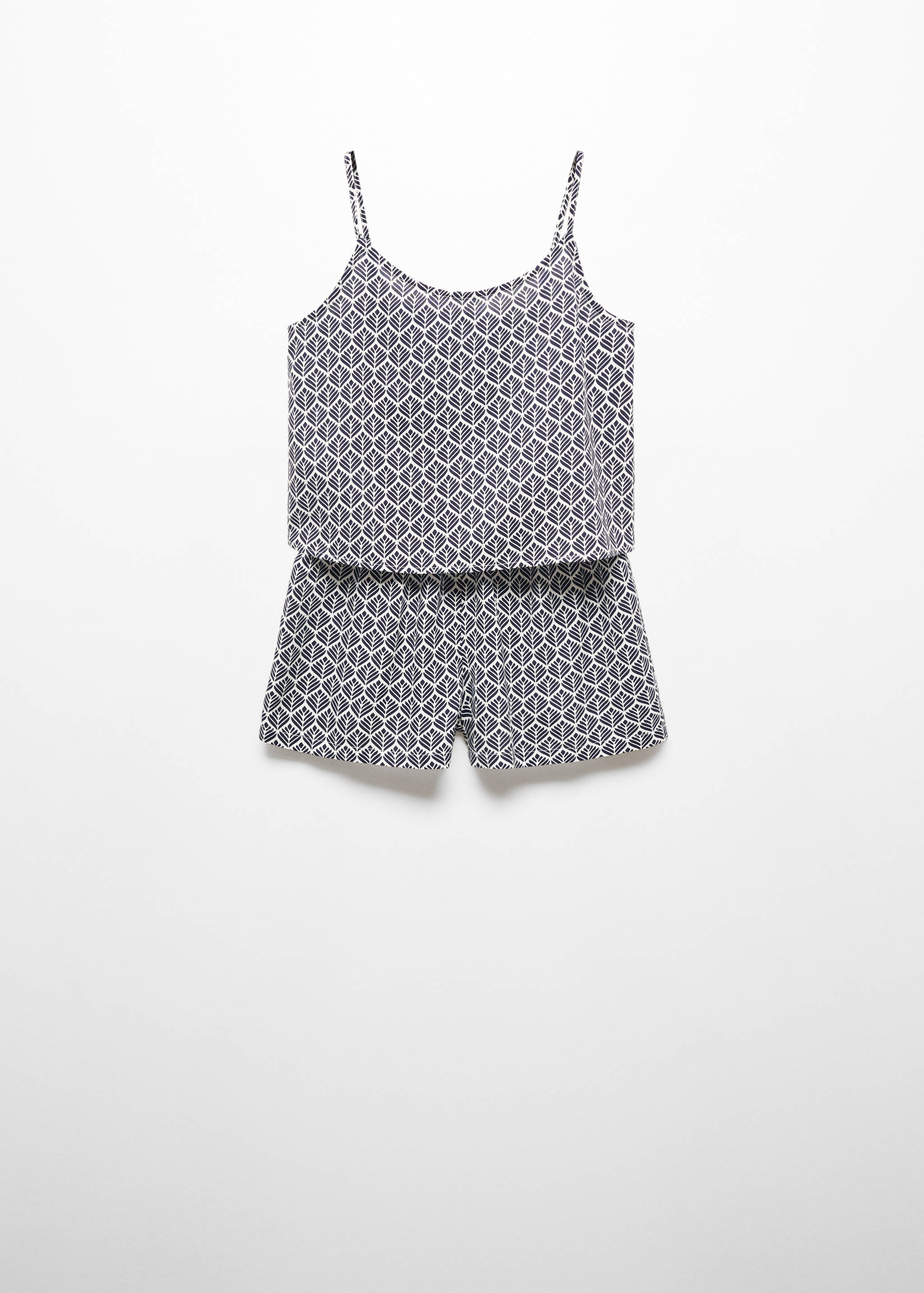 Kurzer Print-Pyjama - Artikel ohne Model