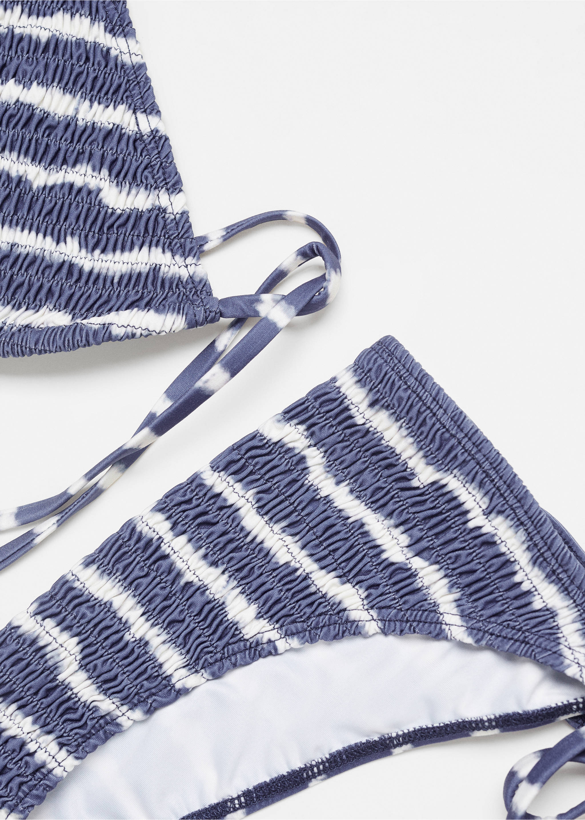 Tie-dye bikini - Details of the article 8, Blue. Ref: 67035151-00.
