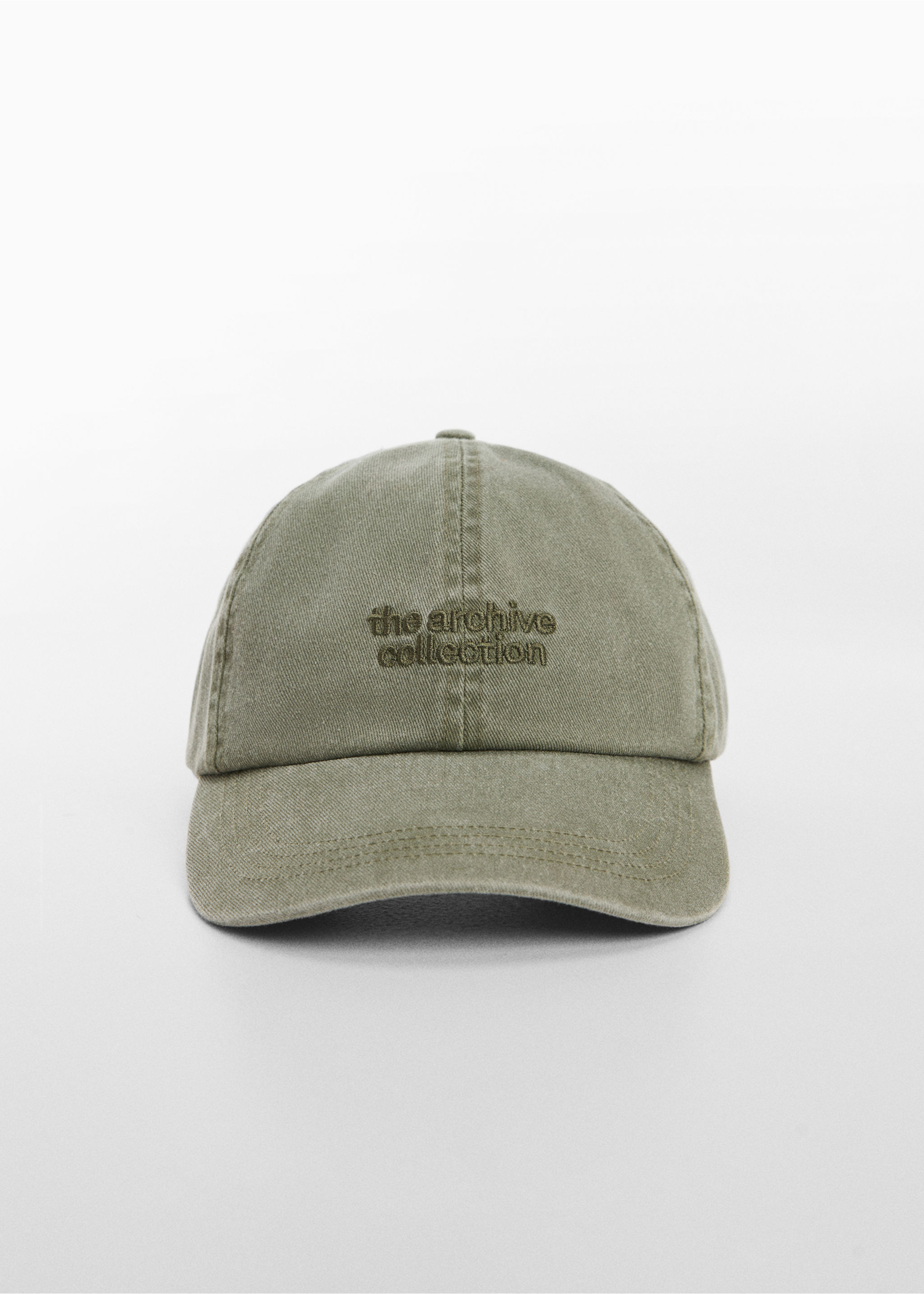 Embroidered message cap - Medium plane