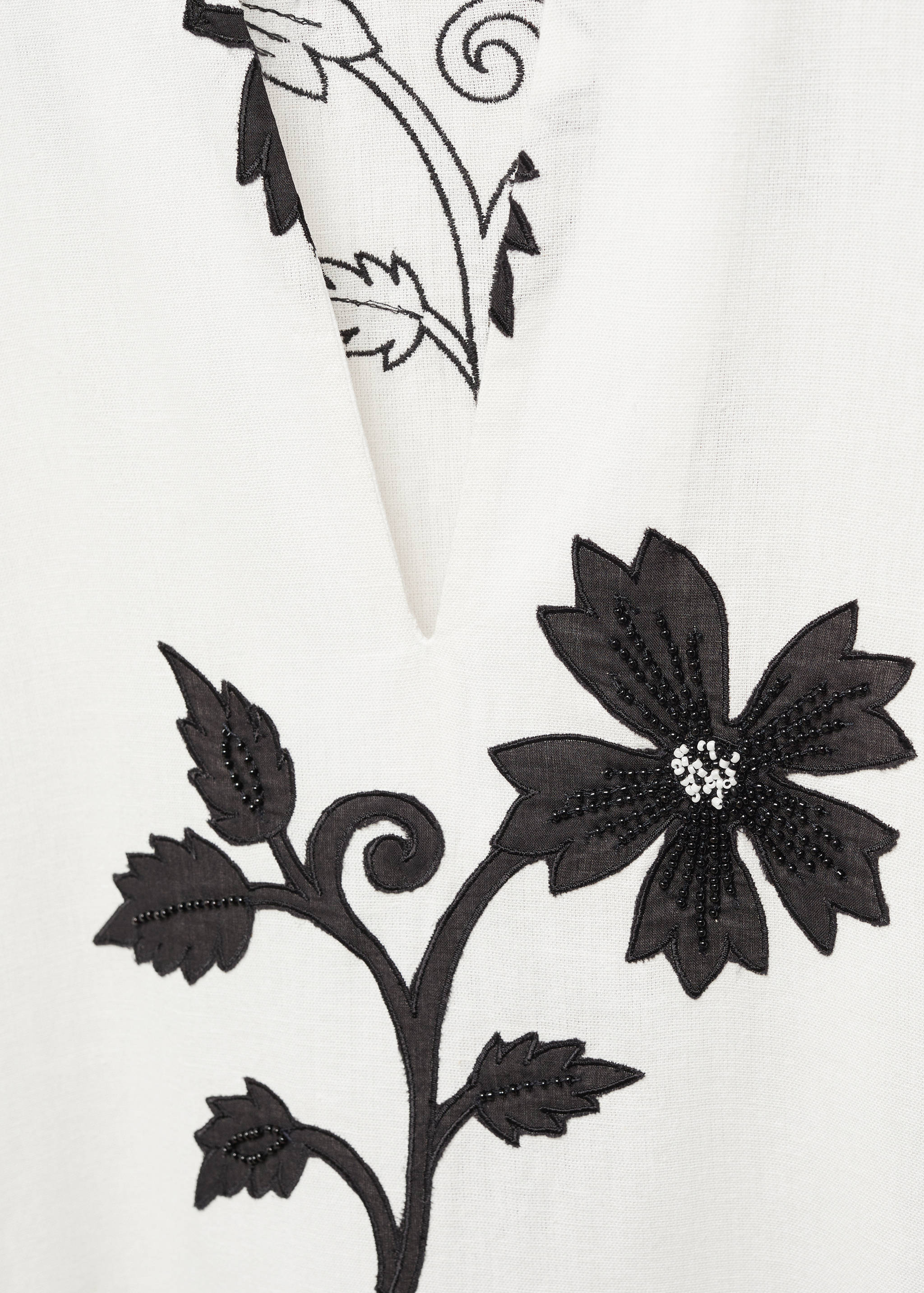 Robe fleurie col V - Détail de l'article 8