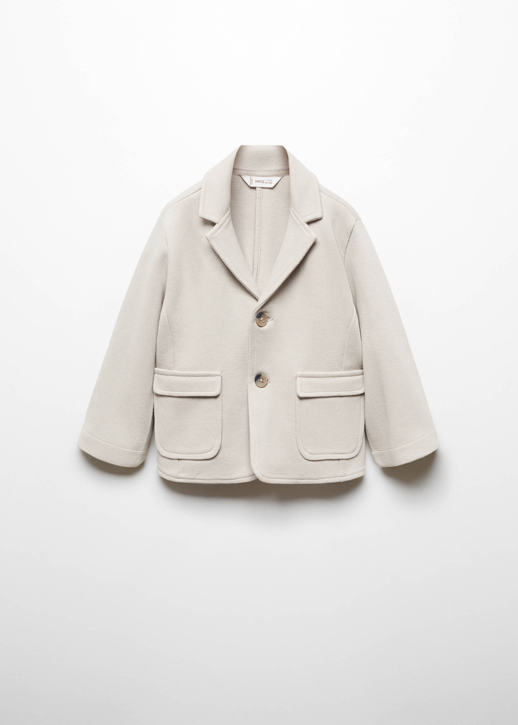 Oblekové sako regular fit s texturou - Zboží bez modelu