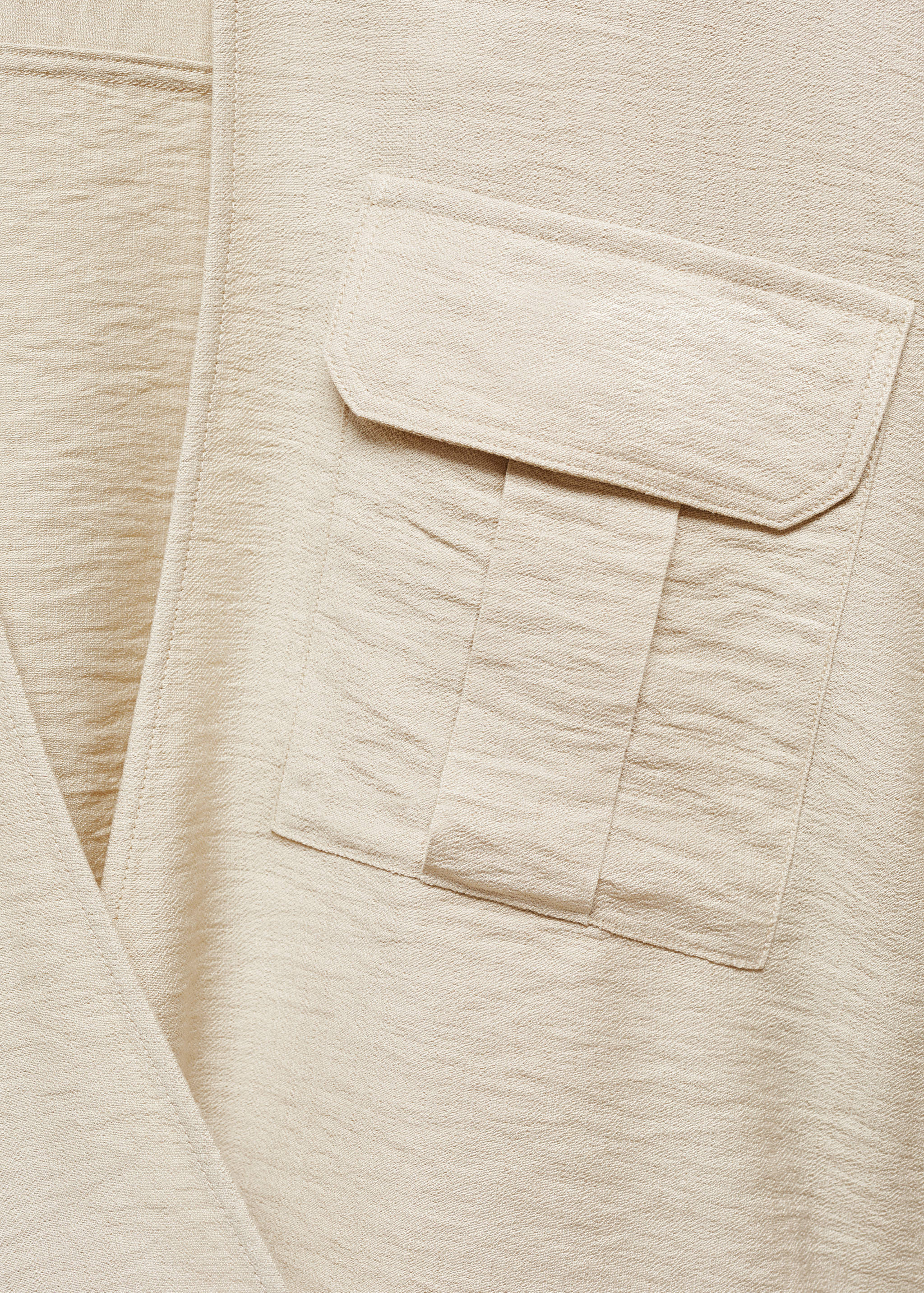 Double-breasted shirt with pockets - Details of the article 8