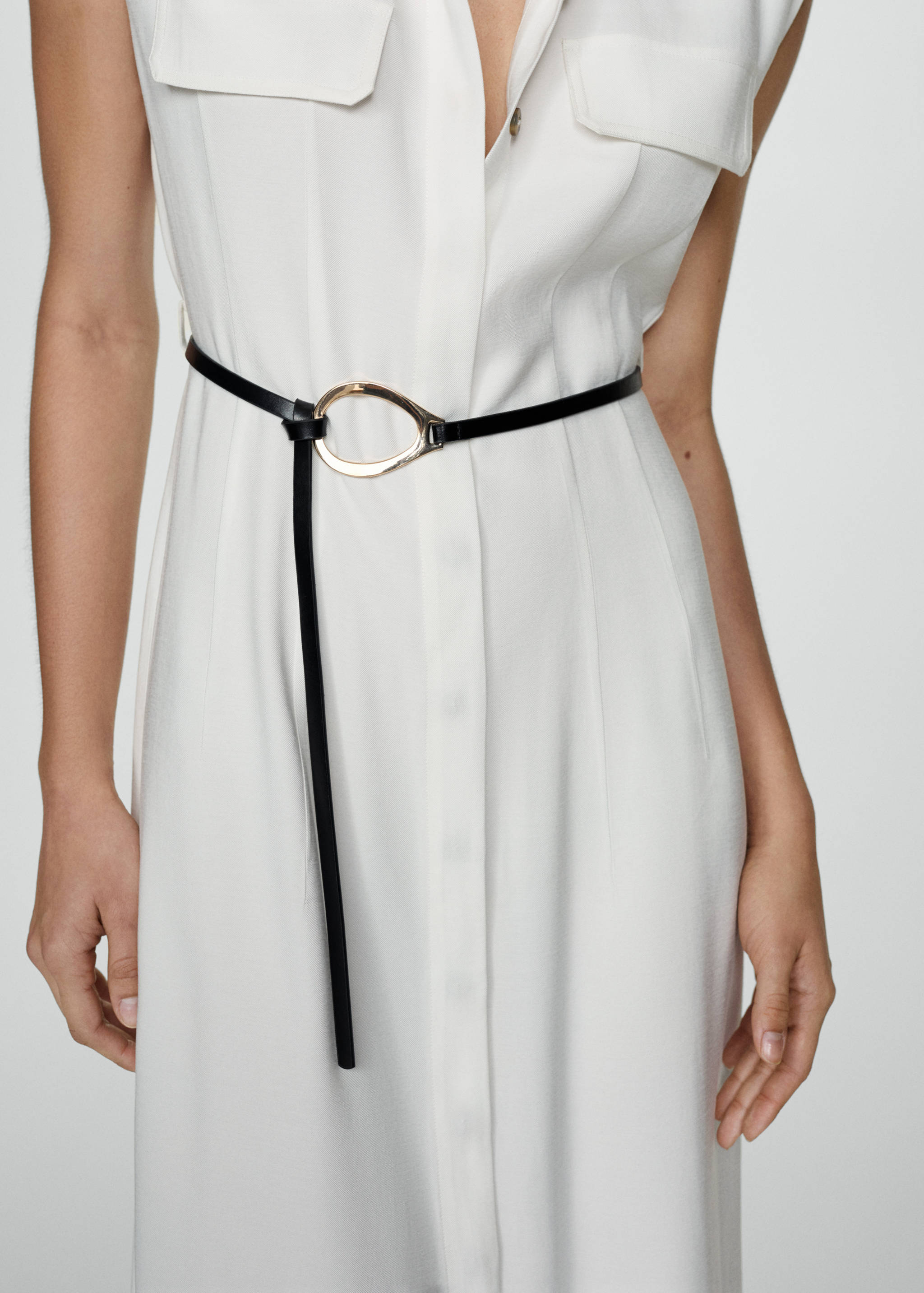 Belt shirt dress - Details of the article 6
