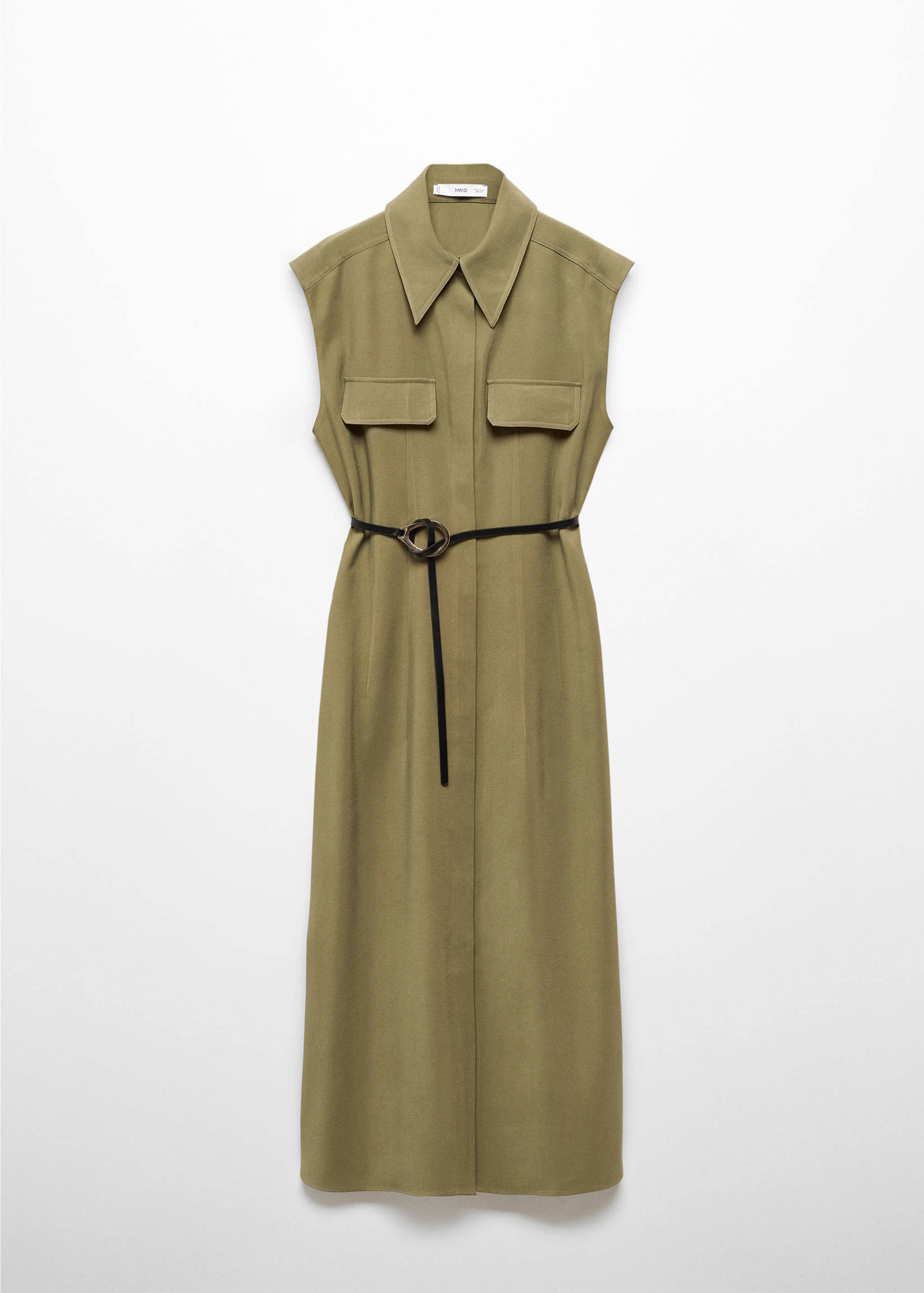 Belt shirt dress - Article without model