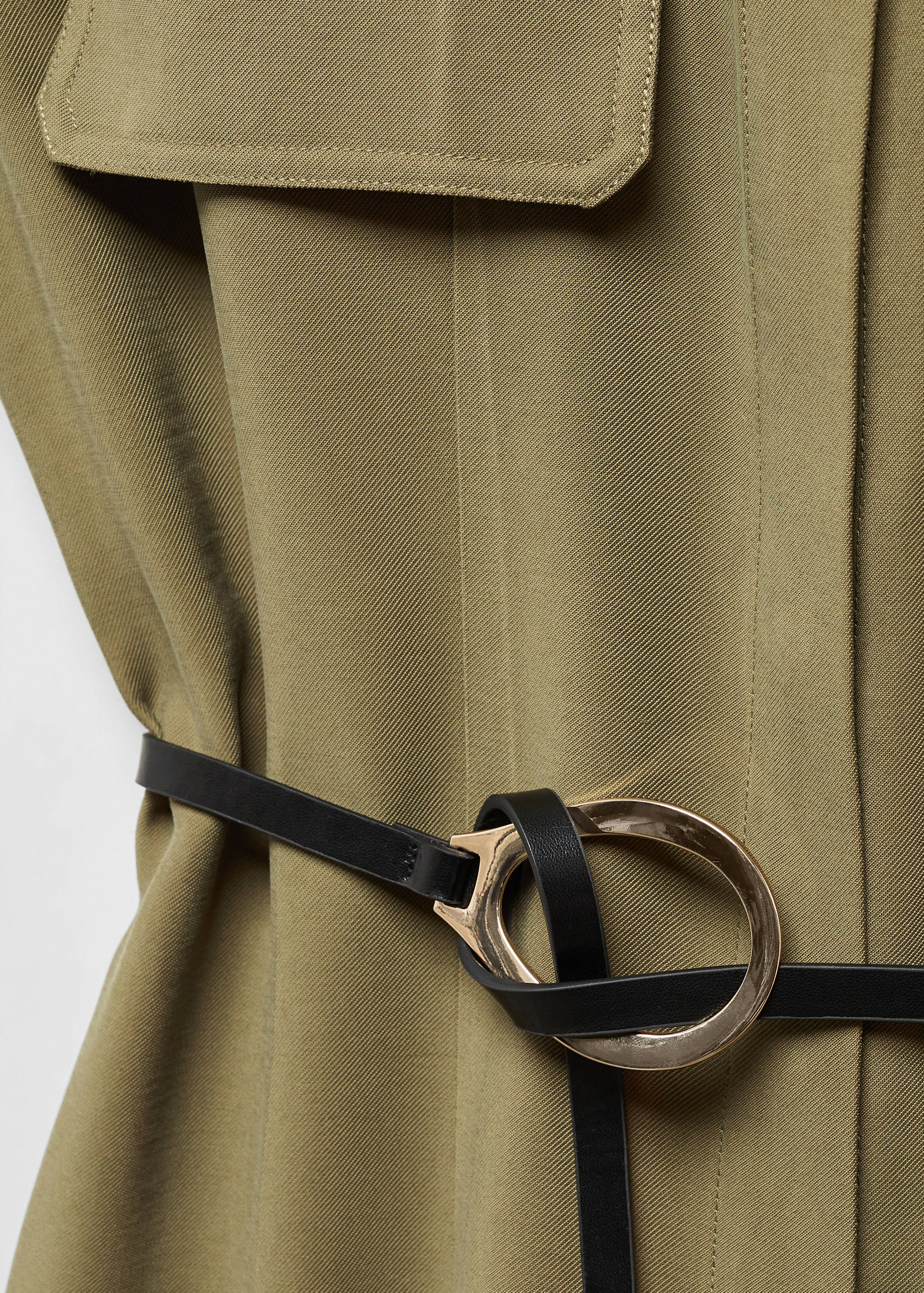 Belt shirt dress - Details of the article 8