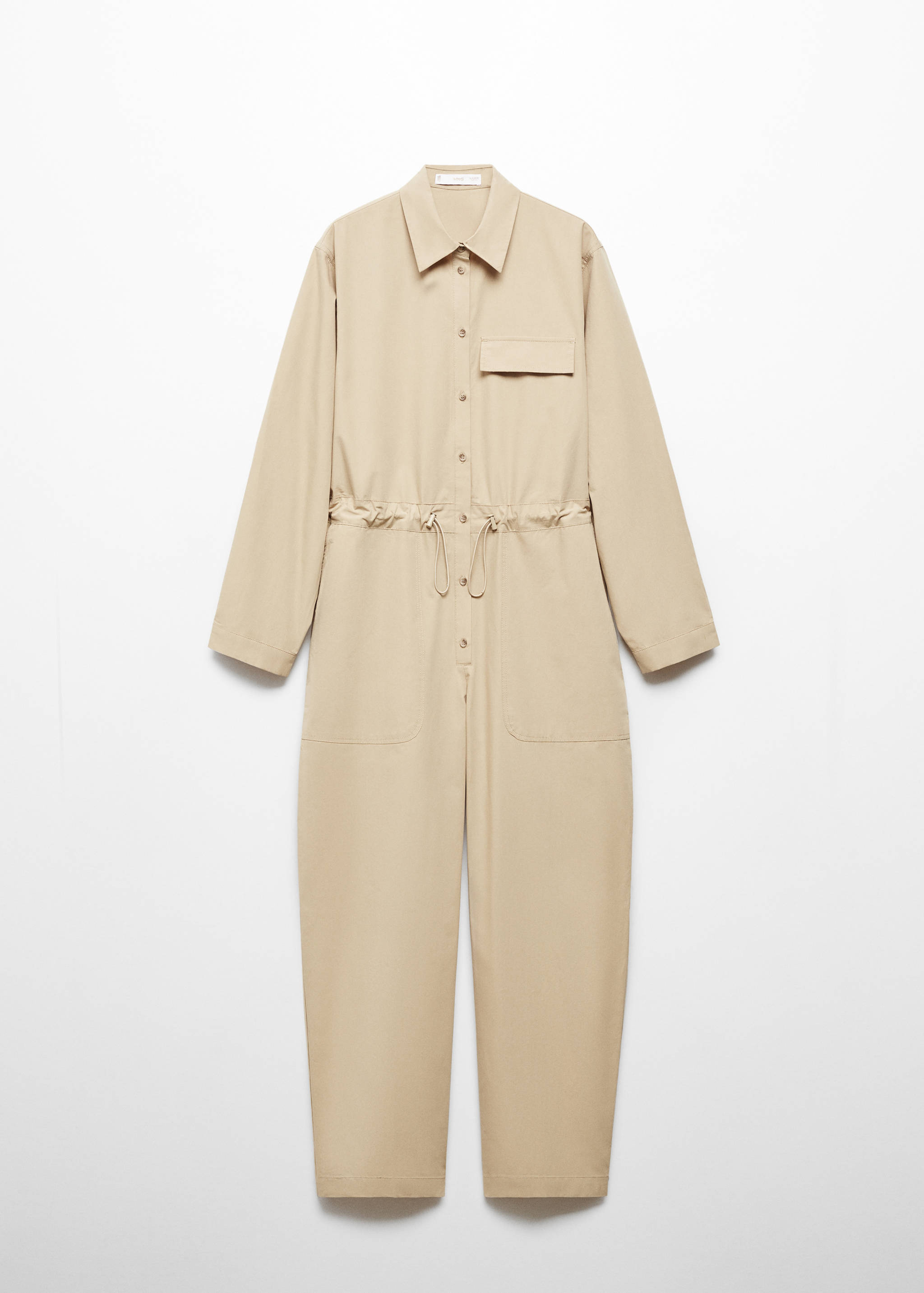Lange jumpsuit met knopen - Artikel zonder model