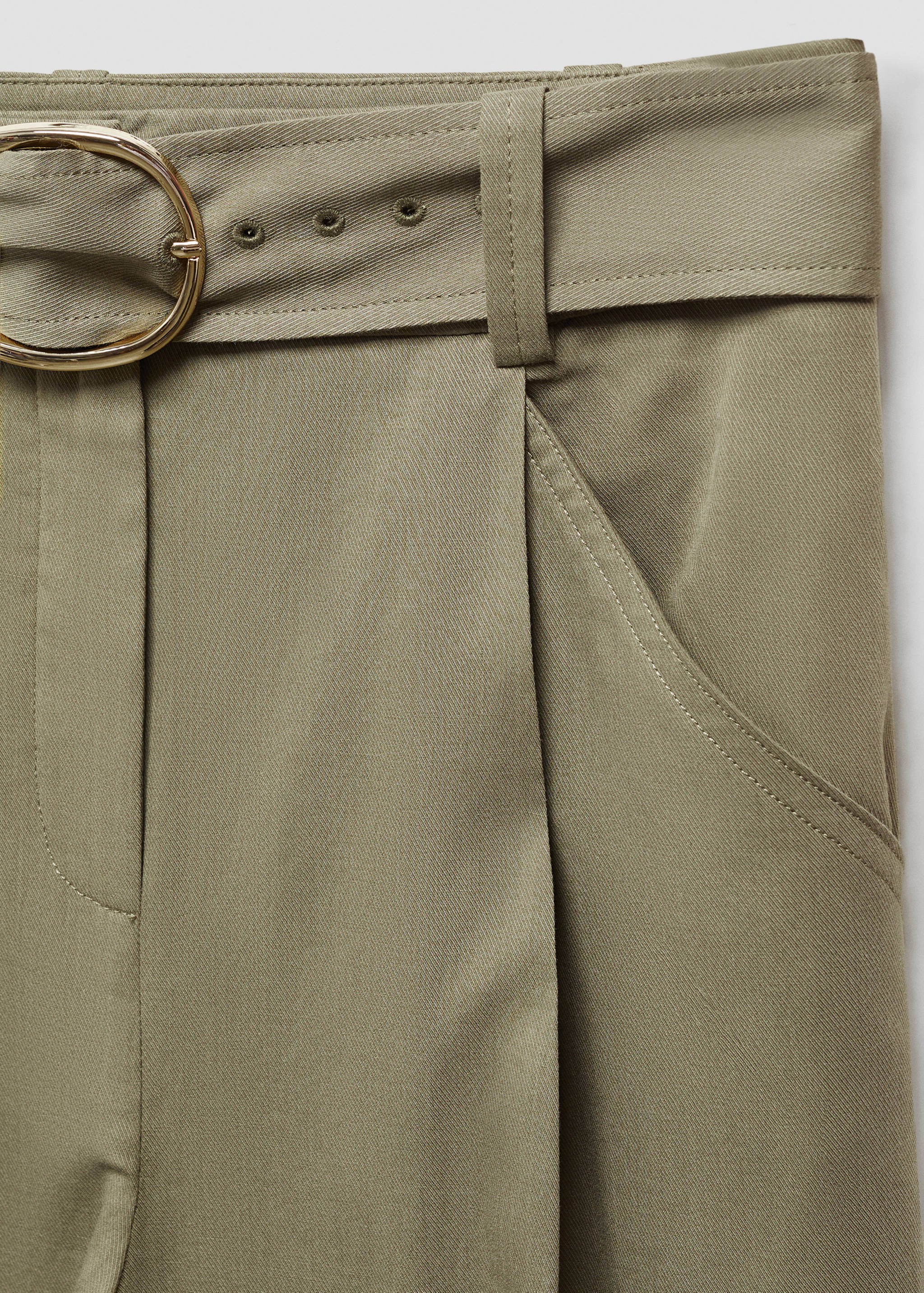Wide leg trousers with belt - Details of the article 8